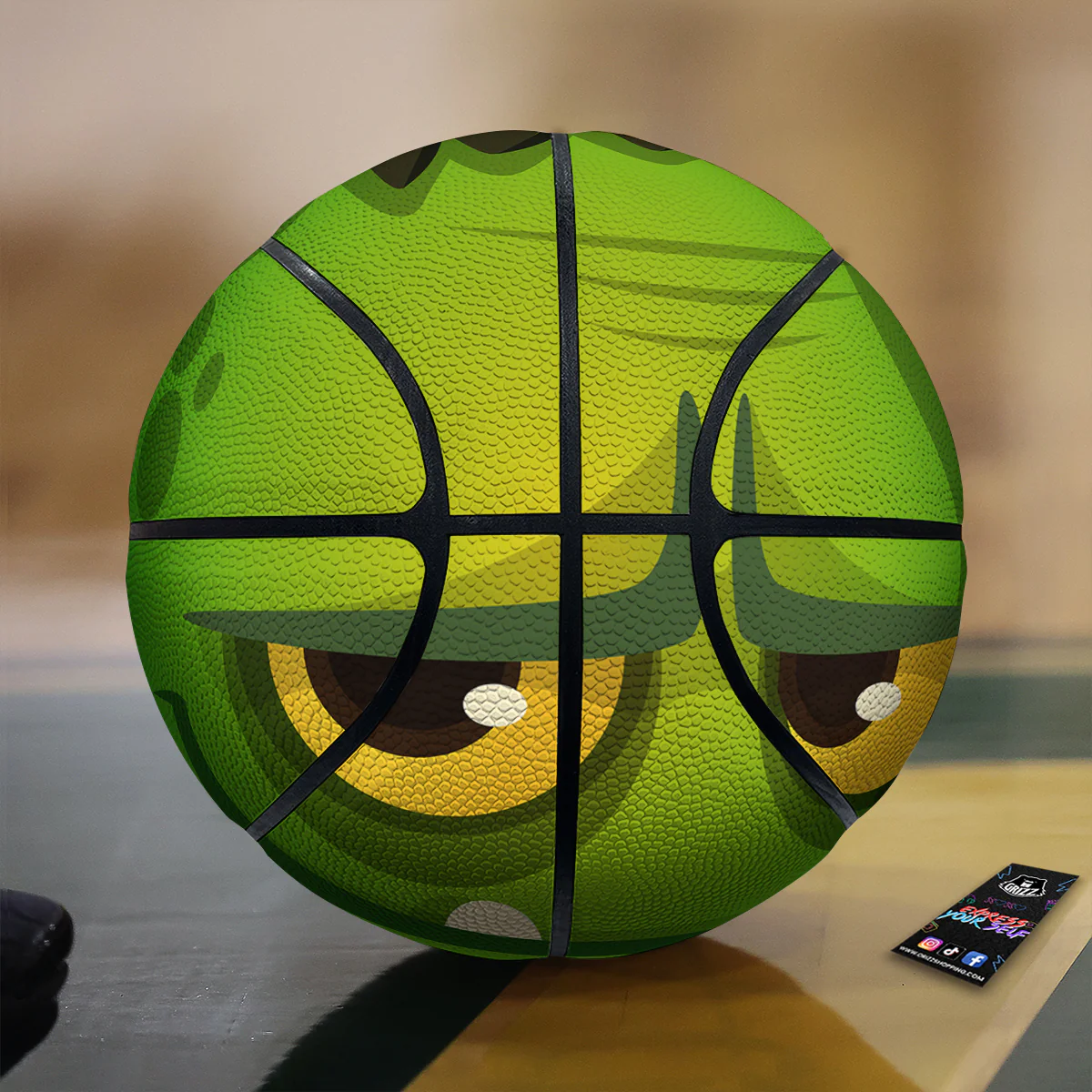 Frankenstein Face Cute Print Basketball