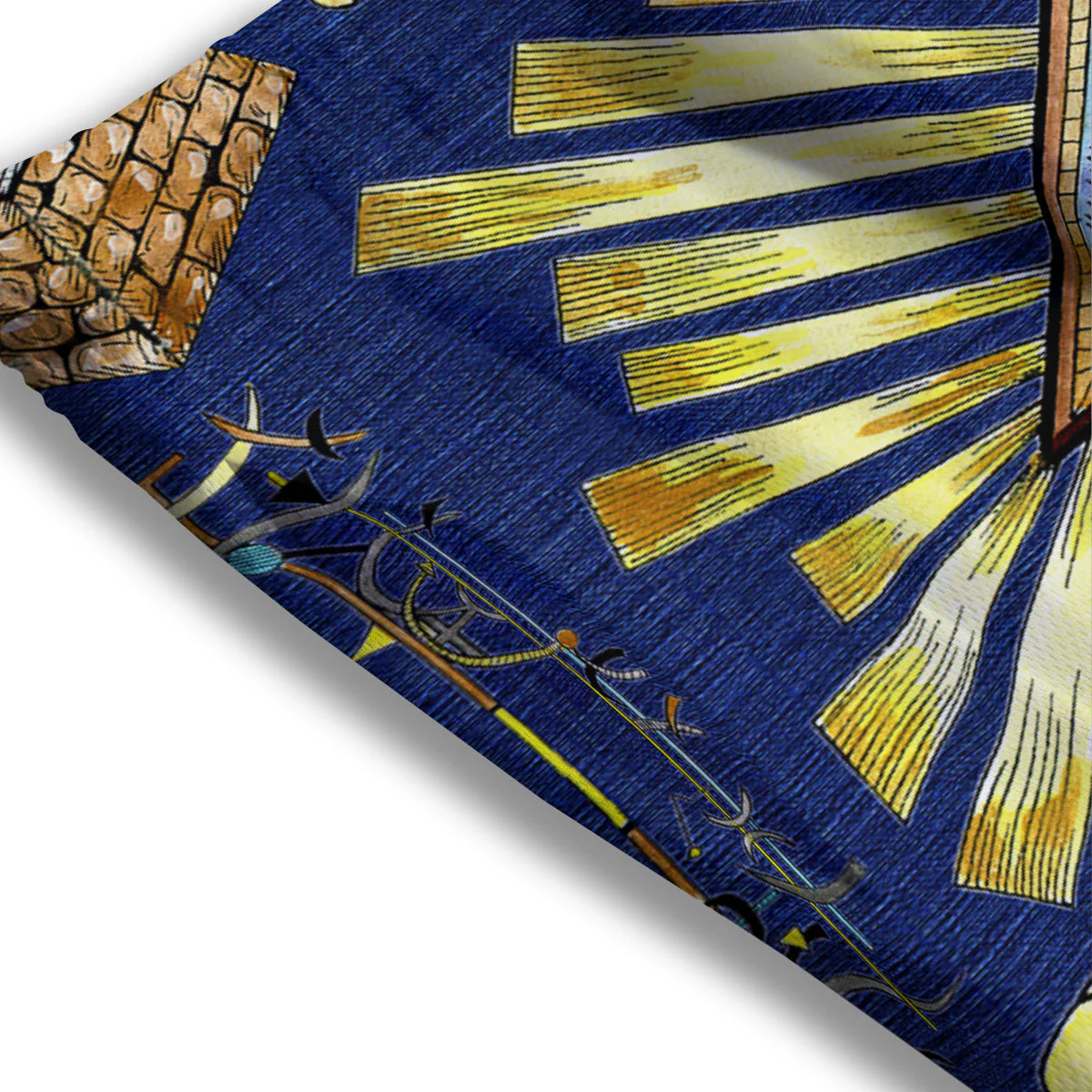 Freemasonry Masonic Vintage Print Mesh Shorts - Image 3