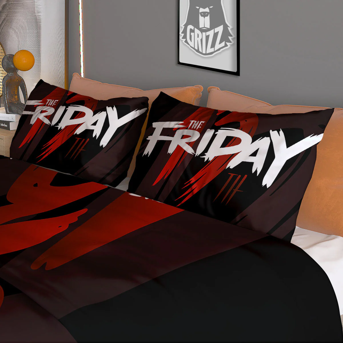 Friday 13 Print Duvet Cover Bedding Set - Image 3
