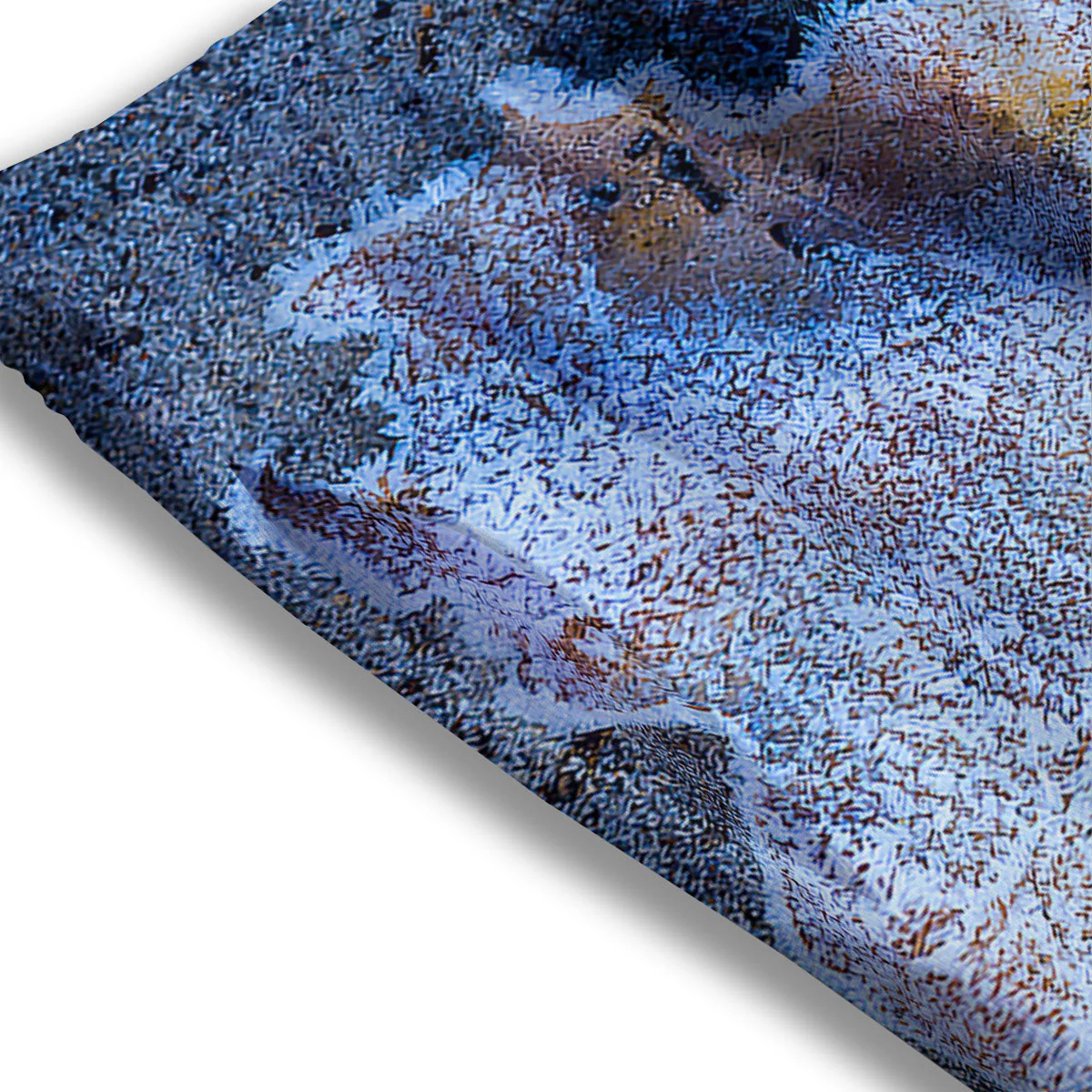 Frozen Leaf Oak Print Mesh Shorts - Image 3