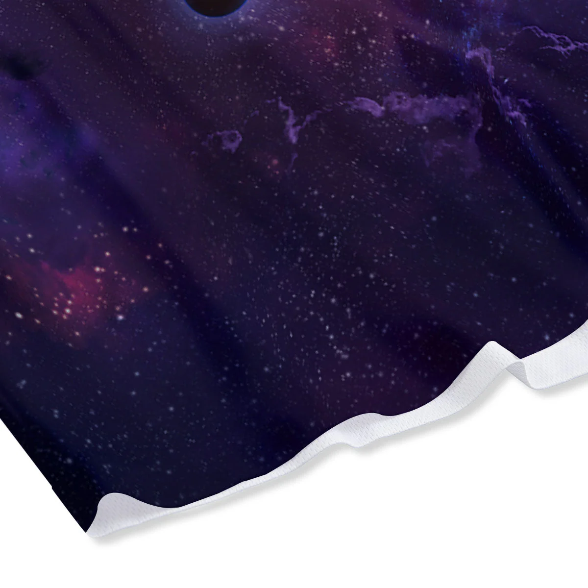 Galaxy Deep Space Light Stardust Print Mesh Shorts - Image 4
