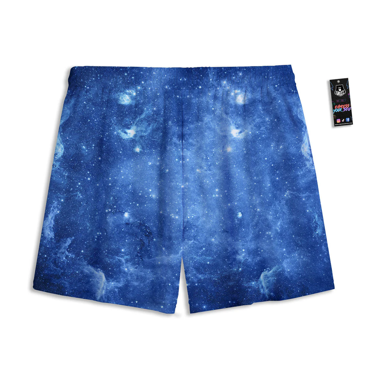 Galaxy Deep Space Nebula Universe Print Mesh Shorts - Image 2