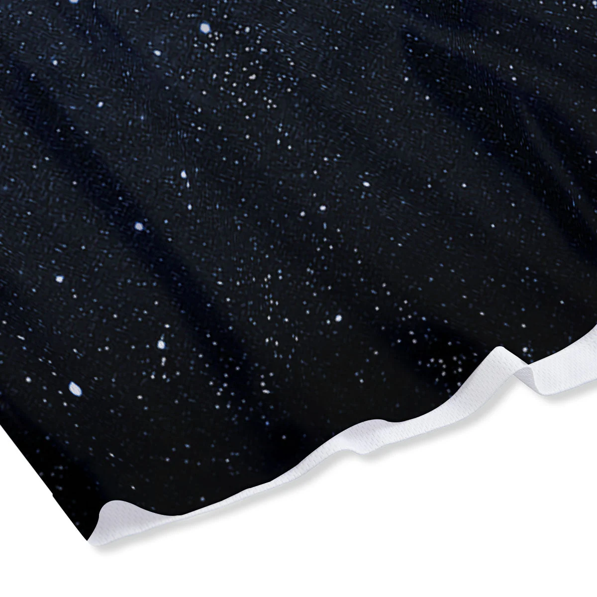 Galaxy Outer Space Dark Universe Print Mesh Shorts - Image 4