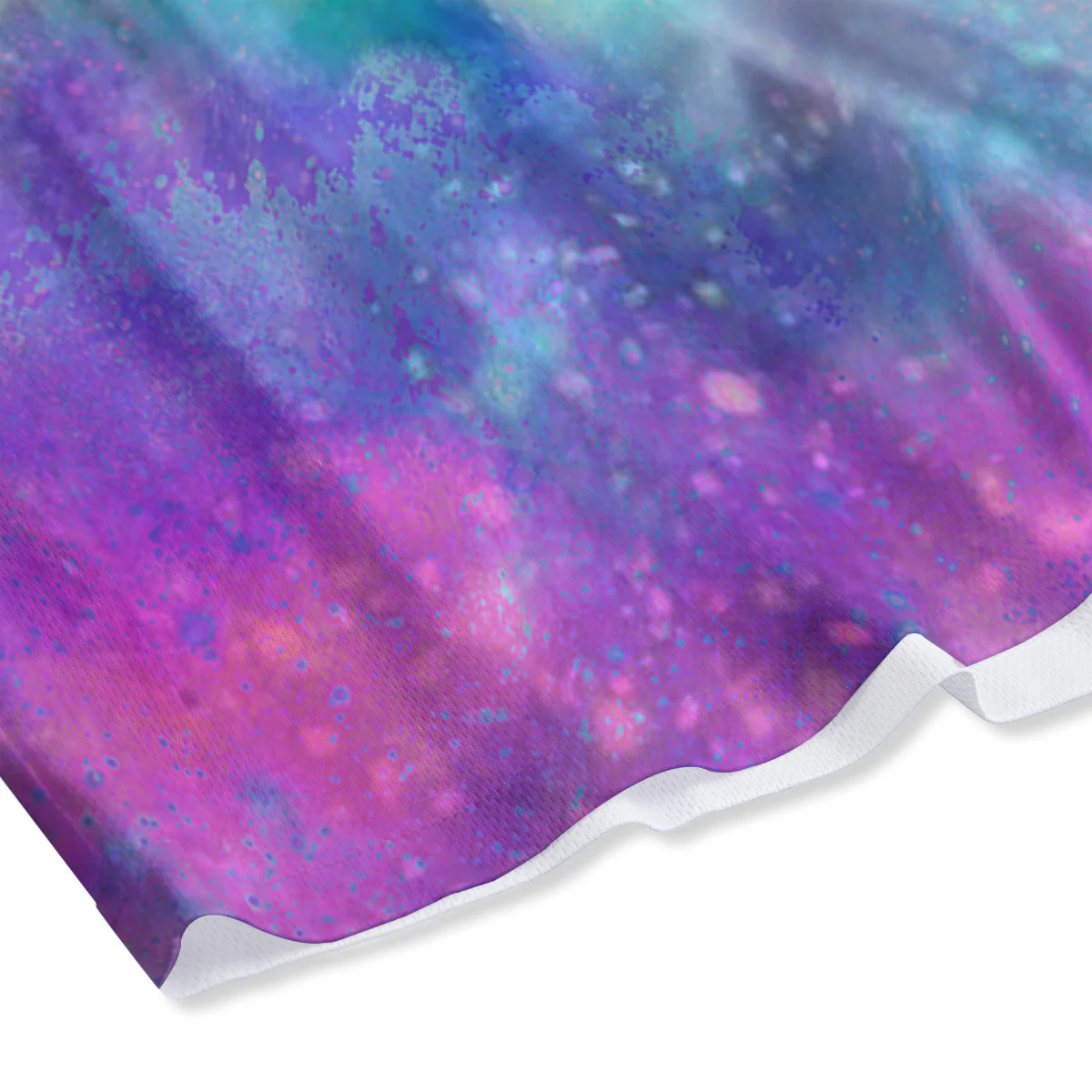 Galaxy Space Colorful Universe Print Mesh Shorts - Image 4