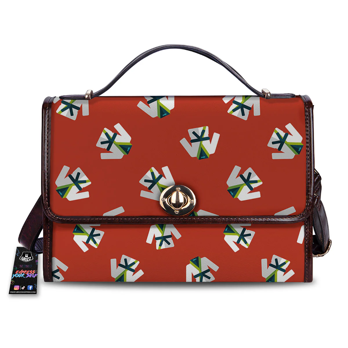 Gi Karate Print Pattern Women's Satchel Bag