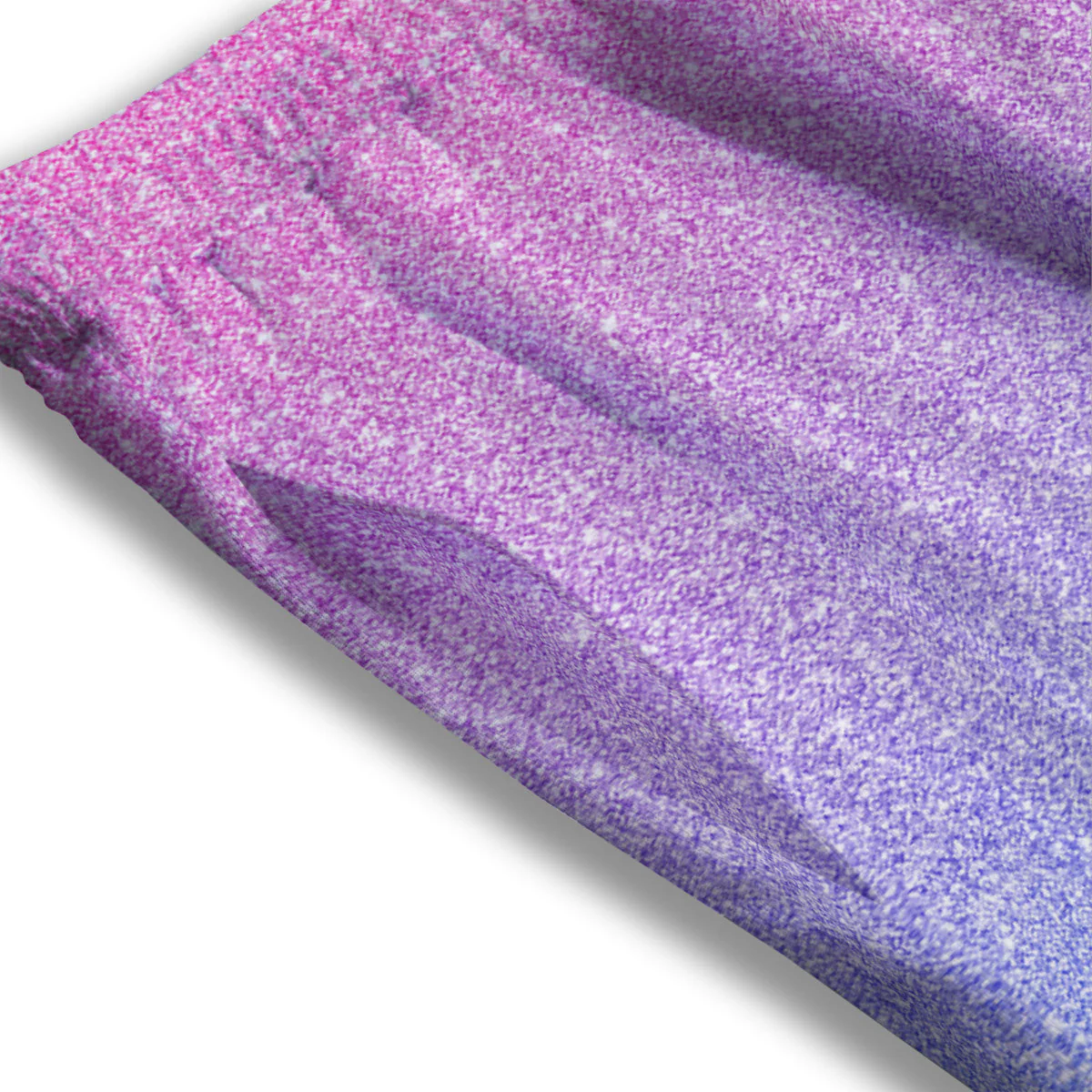 Glitter Artwork Pastel Print Pattern Mesh Shorts - Image 3
