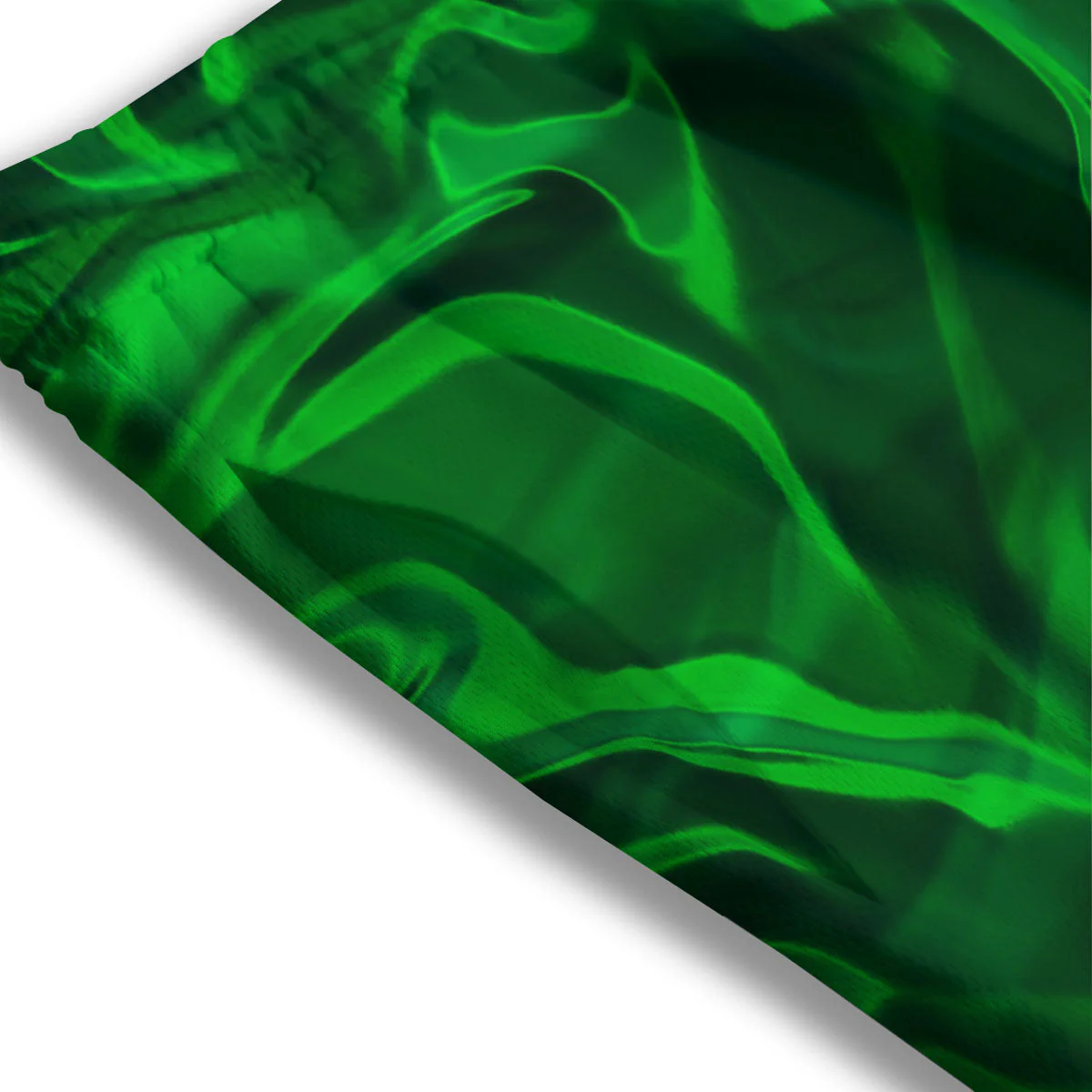 Green Energy Plasma Print Mesh Shorts - Image 3