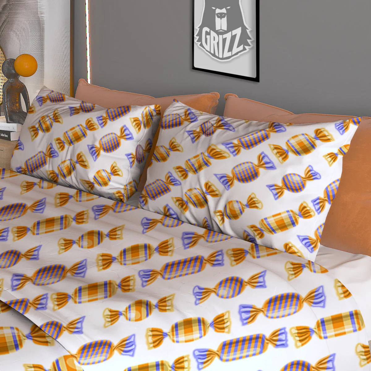 Gummy Yummy Print Pattern Duvet Cover Bedding Set - Image 3