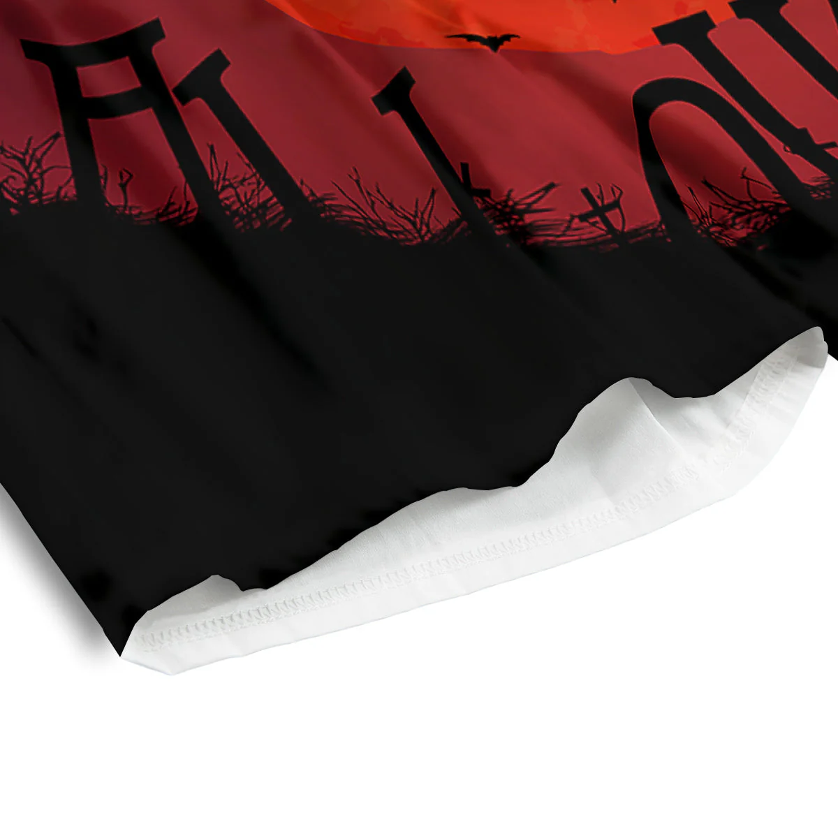 Halloween Grim Reaper Print Men's Athletic Shorts - Image 4