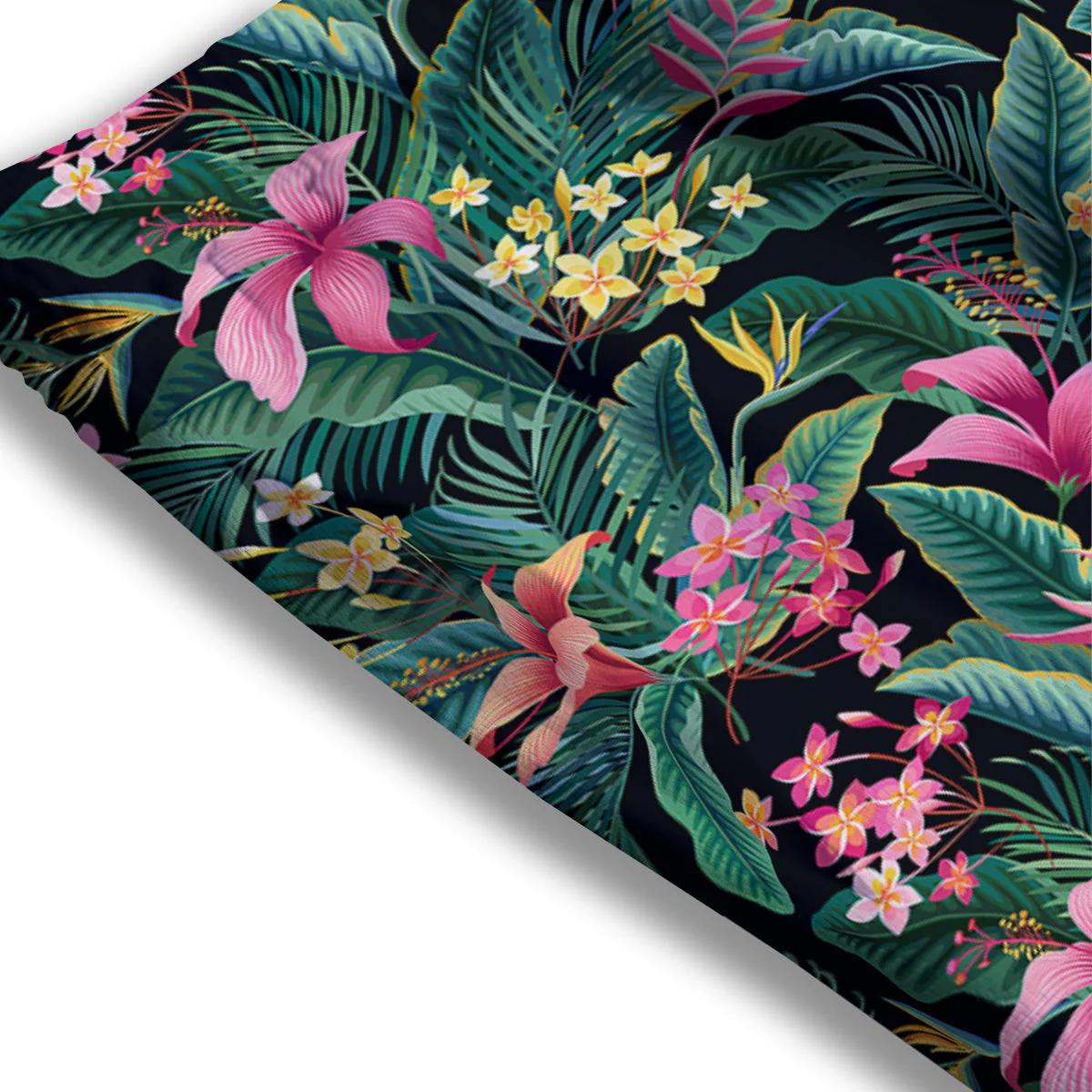 Hawaii Plants Tropical Print Pattern Mesh Shorts - Image 3