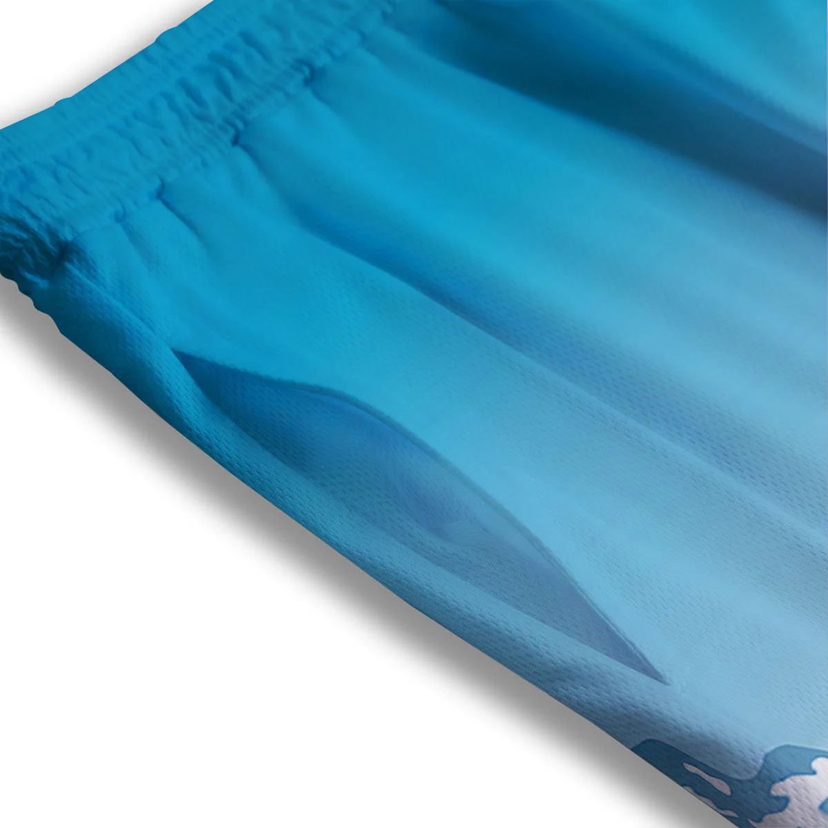 Himalaya Mountain Print Mesh Shorts - Image 3