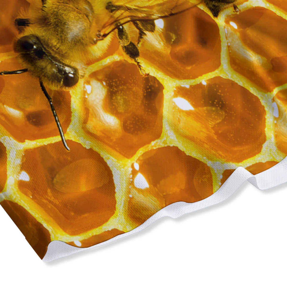 Hive Honey Bee Print Mesh Shorts - Image 4