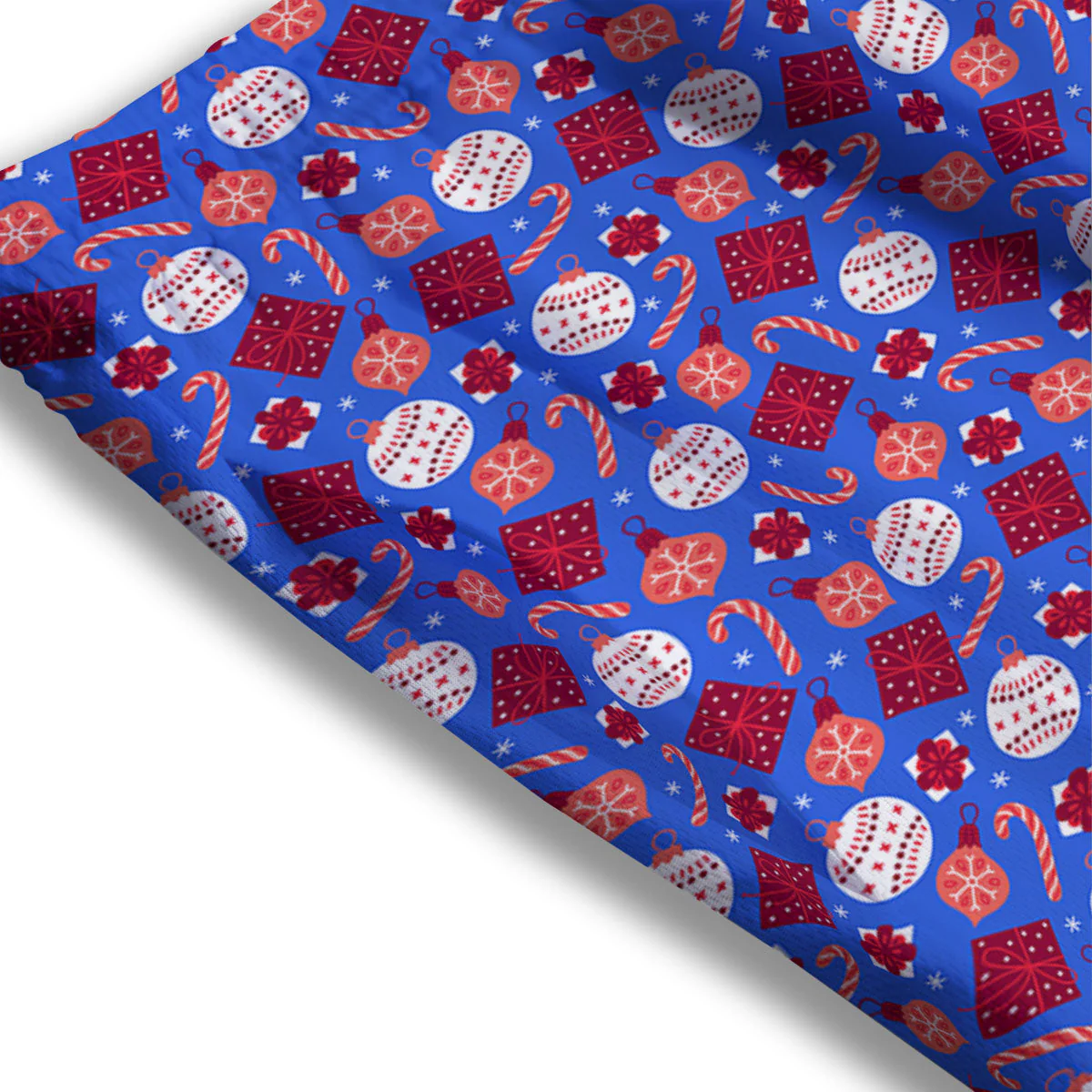 Holiday Elements Christmas Print Pattern Mesh Shorts - Image 3