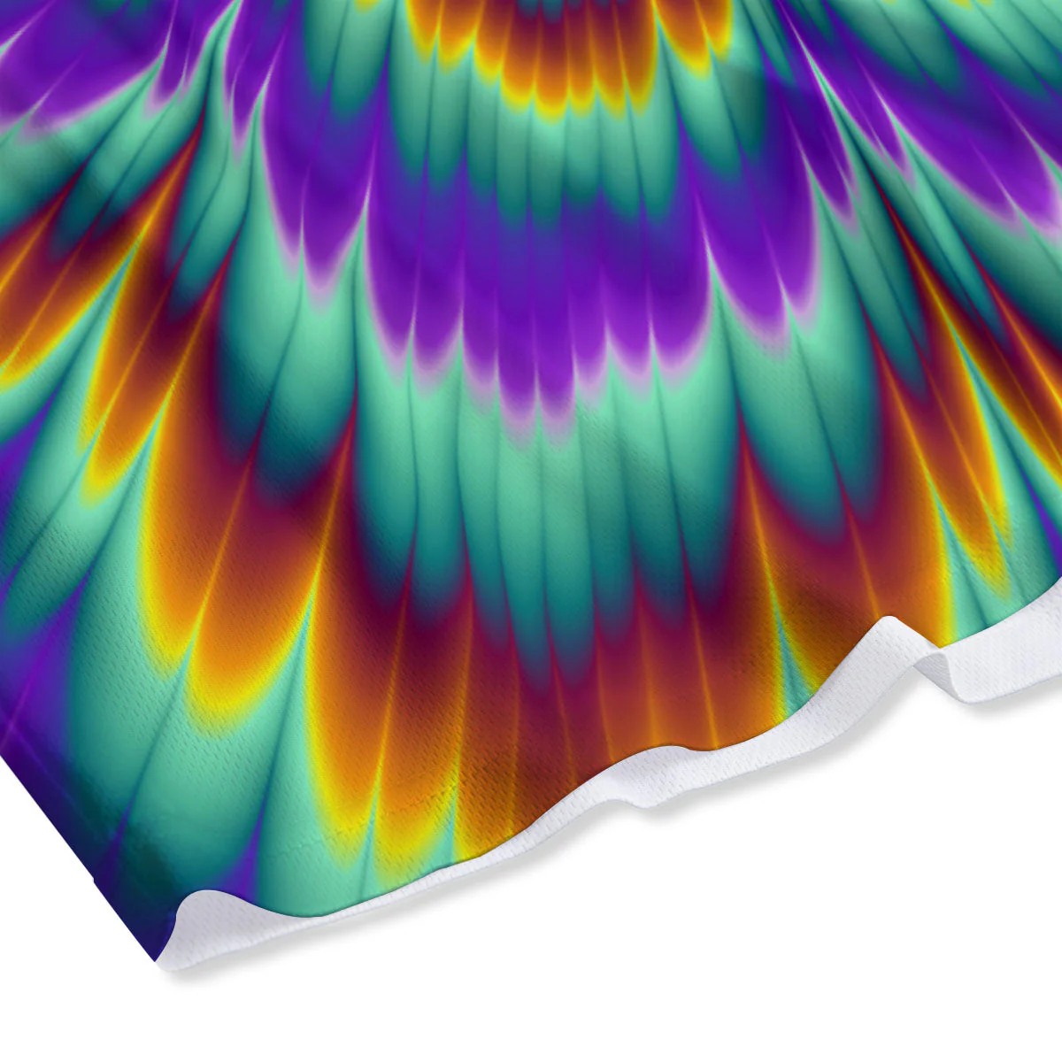 Illusion Optical Explosion Psychedelic Mesh Shorts - Image 4
