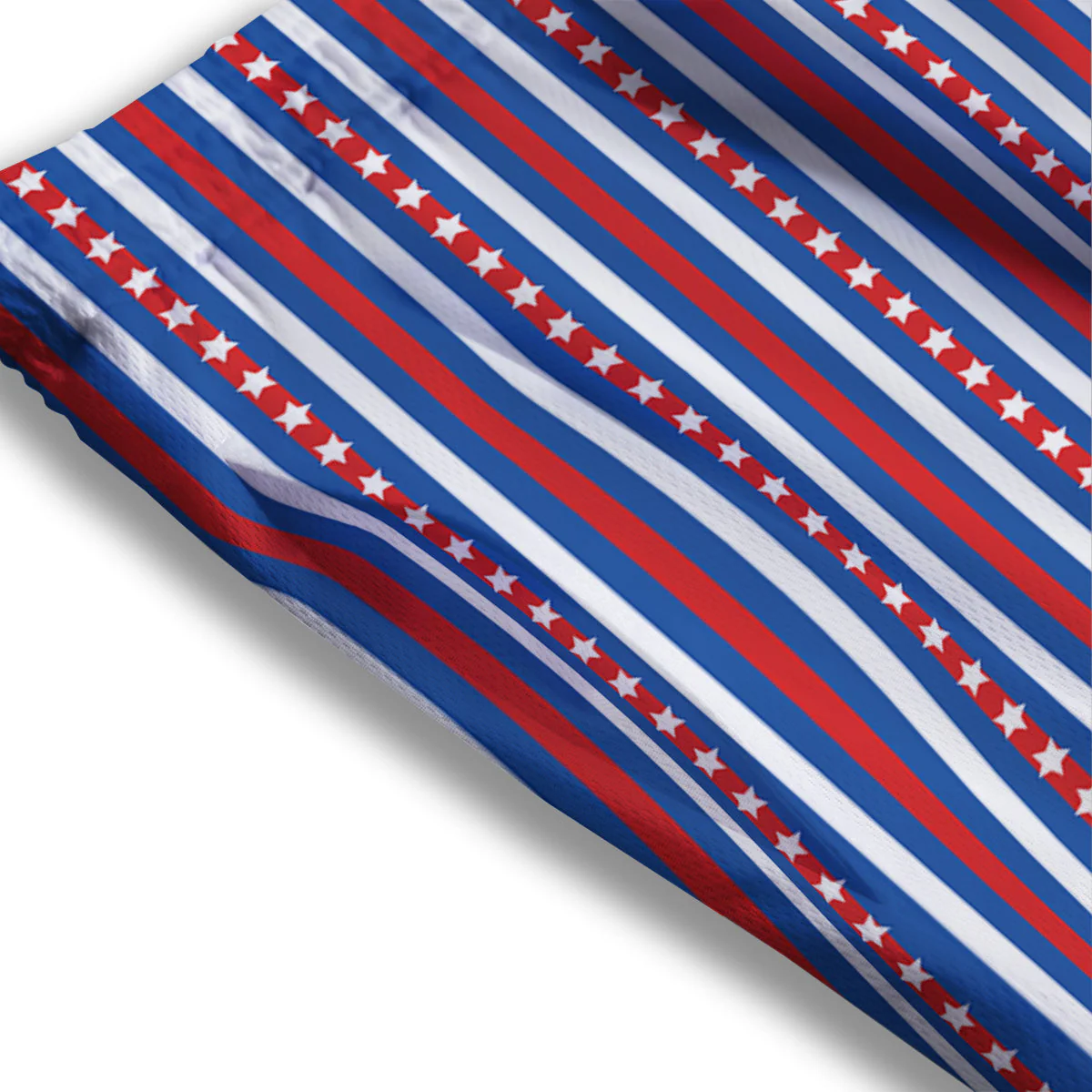Independence Day USA Print Pattern Mesh Shorts - Image 3