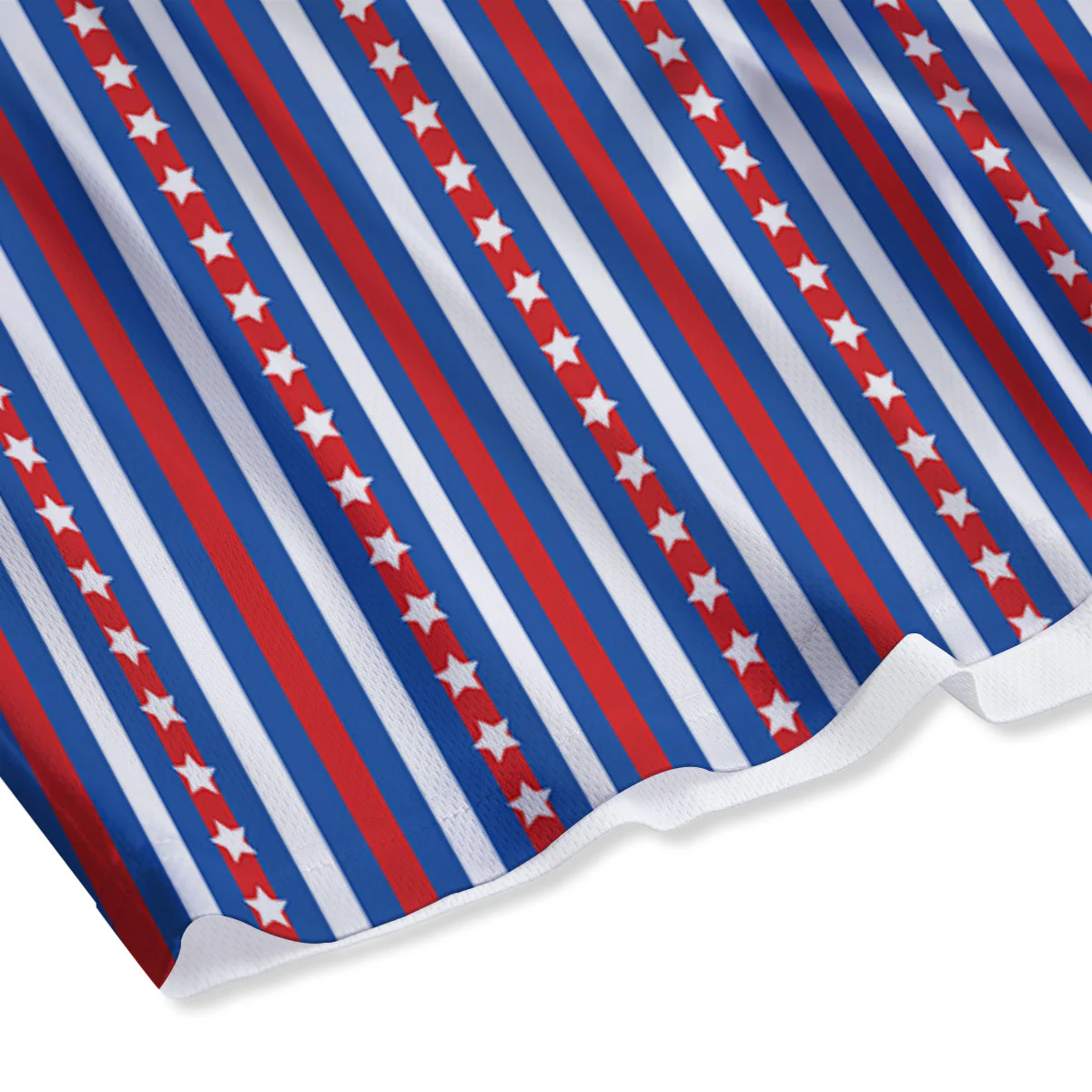 Independence Day USA Print Pattern Mesh Shorts - Image 4