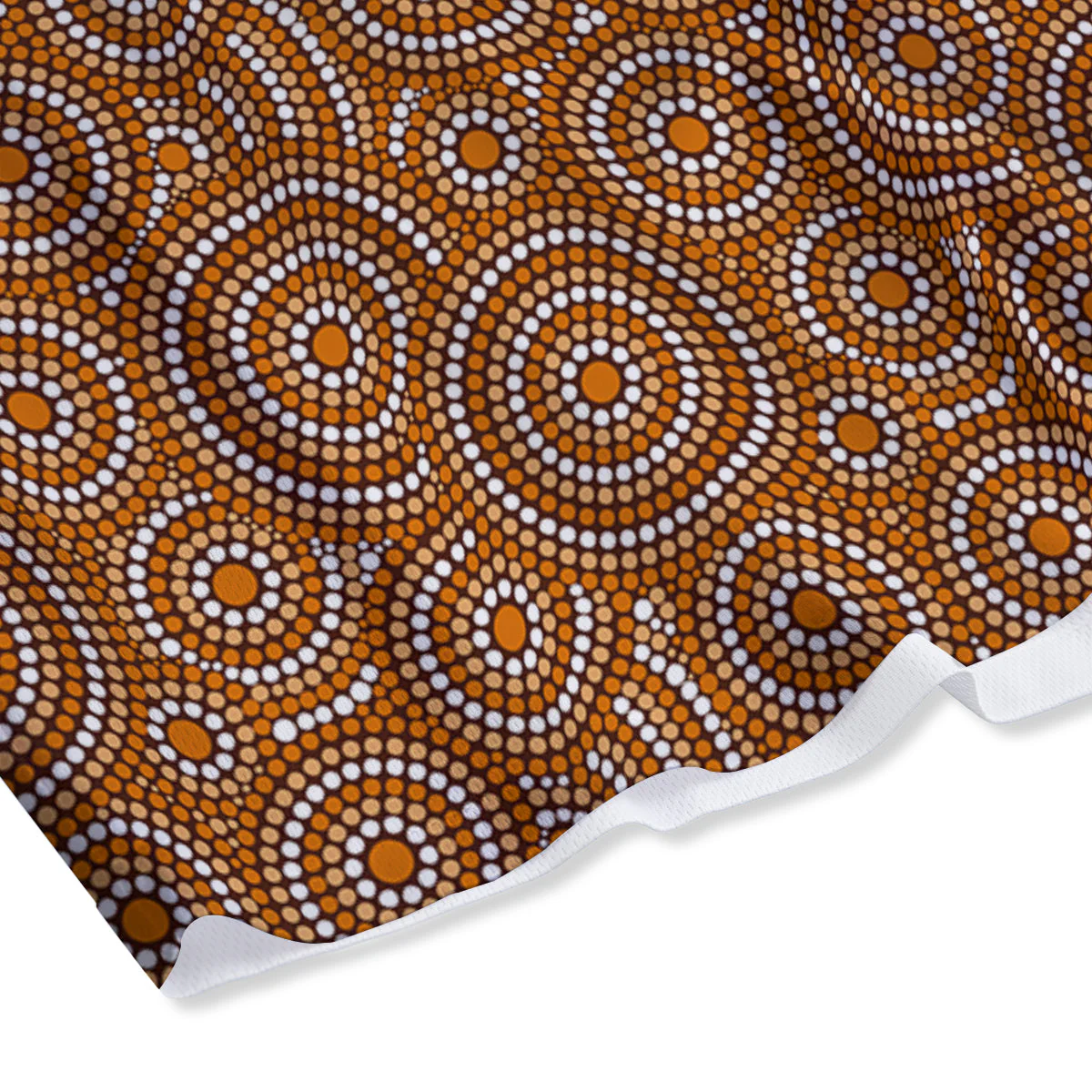 Indigenous Aboriginal Print Pattern Mesh Shorts - Image 4