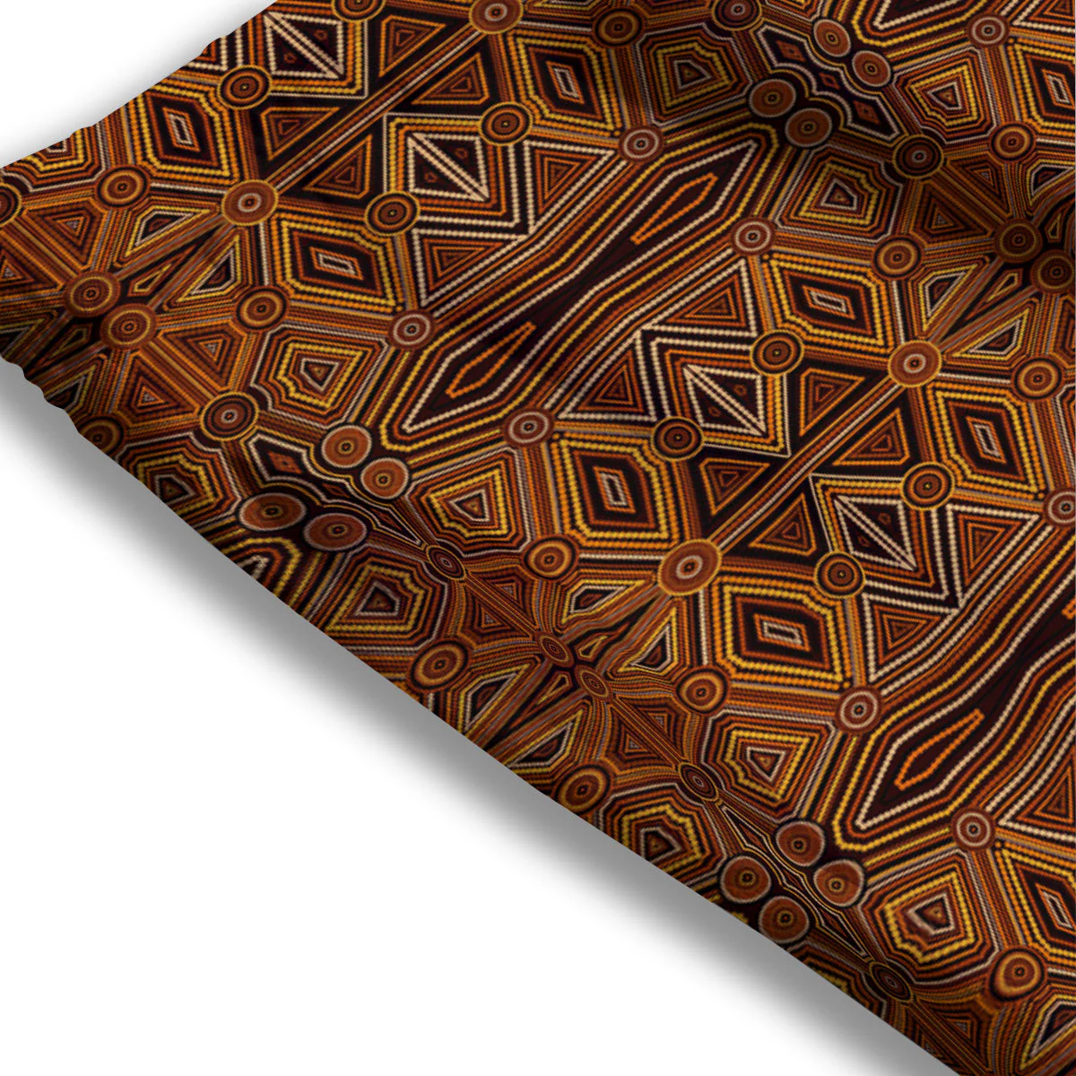 Indigenous Australian Aboriginal Print Mesh Shorts - Image 3