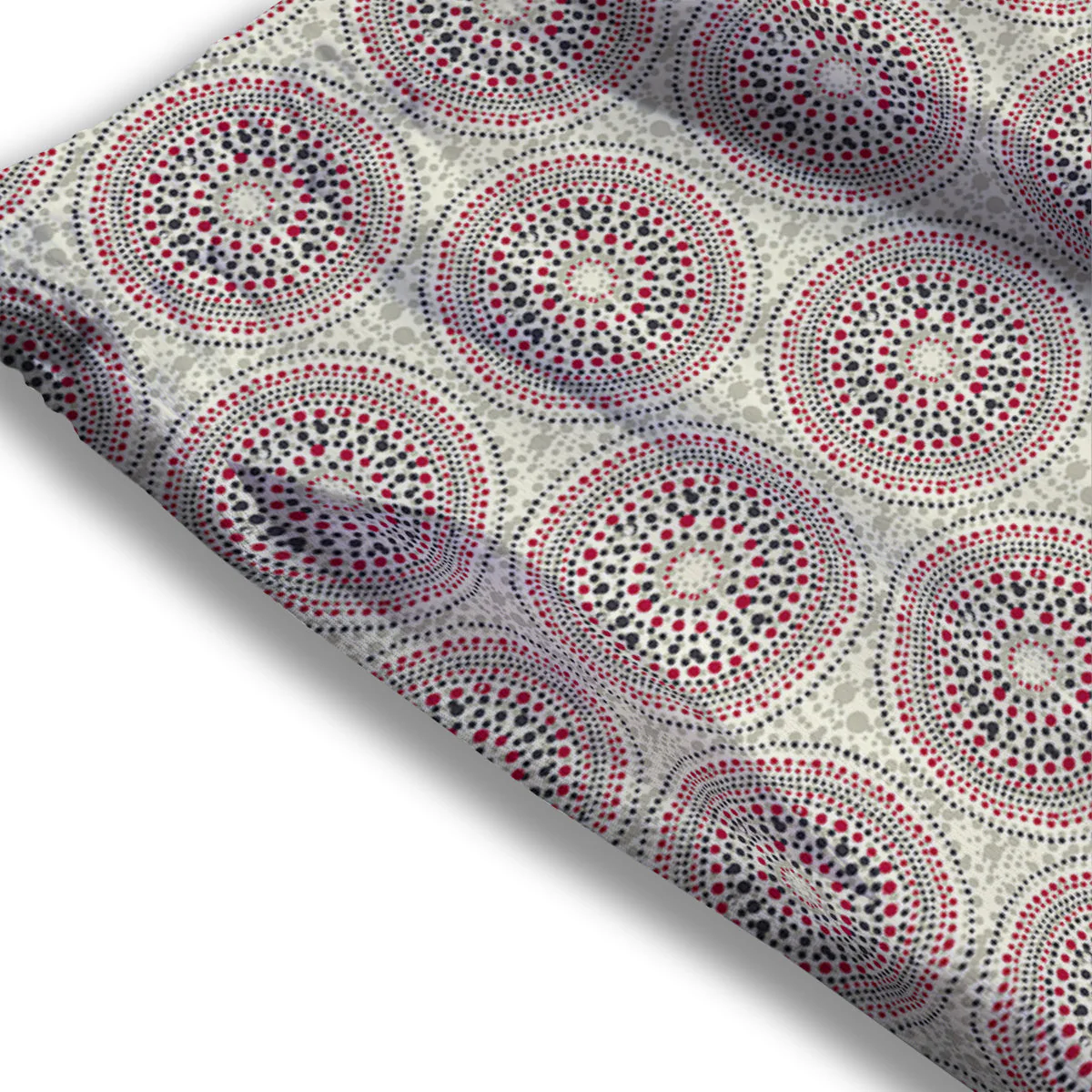 Indigenous Dot Aboriginal Print Pattern Mesh Shorts - Image 3