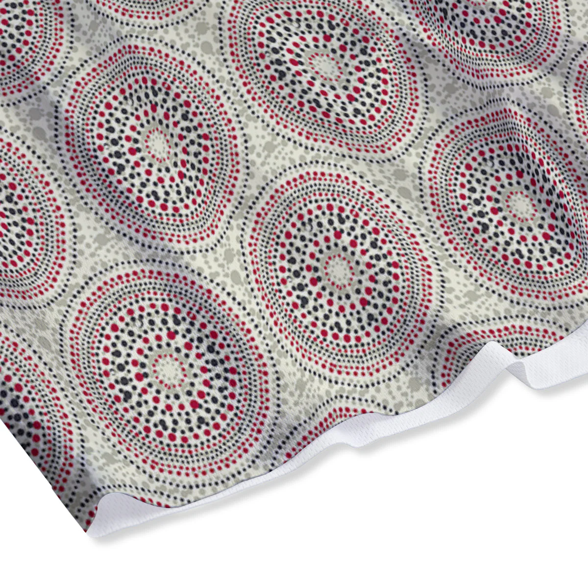 Indigenous Dot Aboriginal Print Pattern Mesh Shorts - Image 4