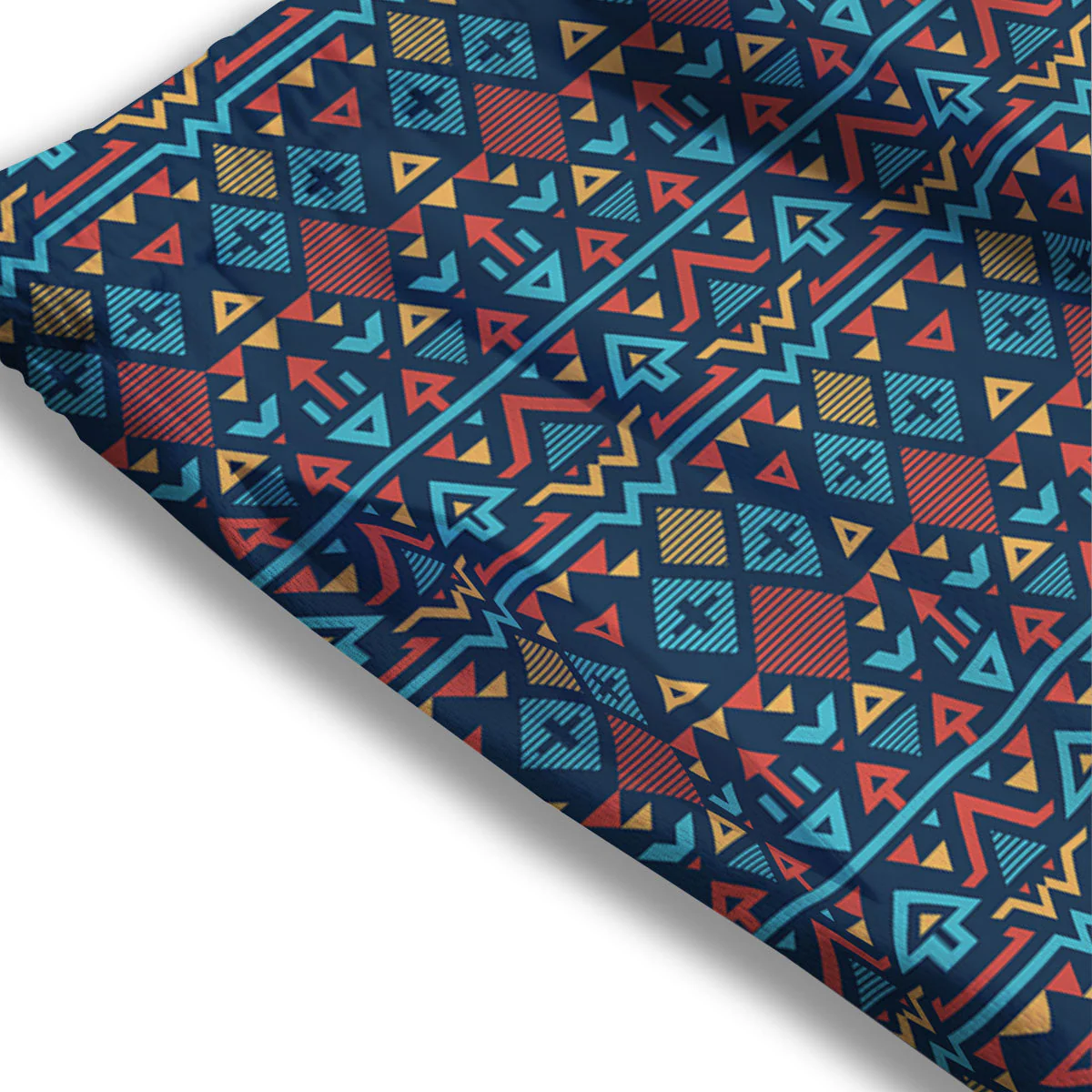 Inspired Ethnic African Print Pattern Mesh Shorts - Image 3
