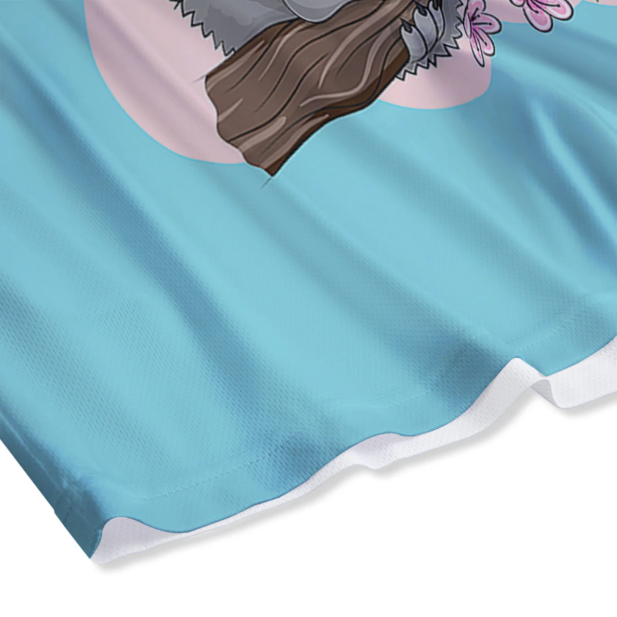 Koala Cute Print Mesh Shorts - Image 4