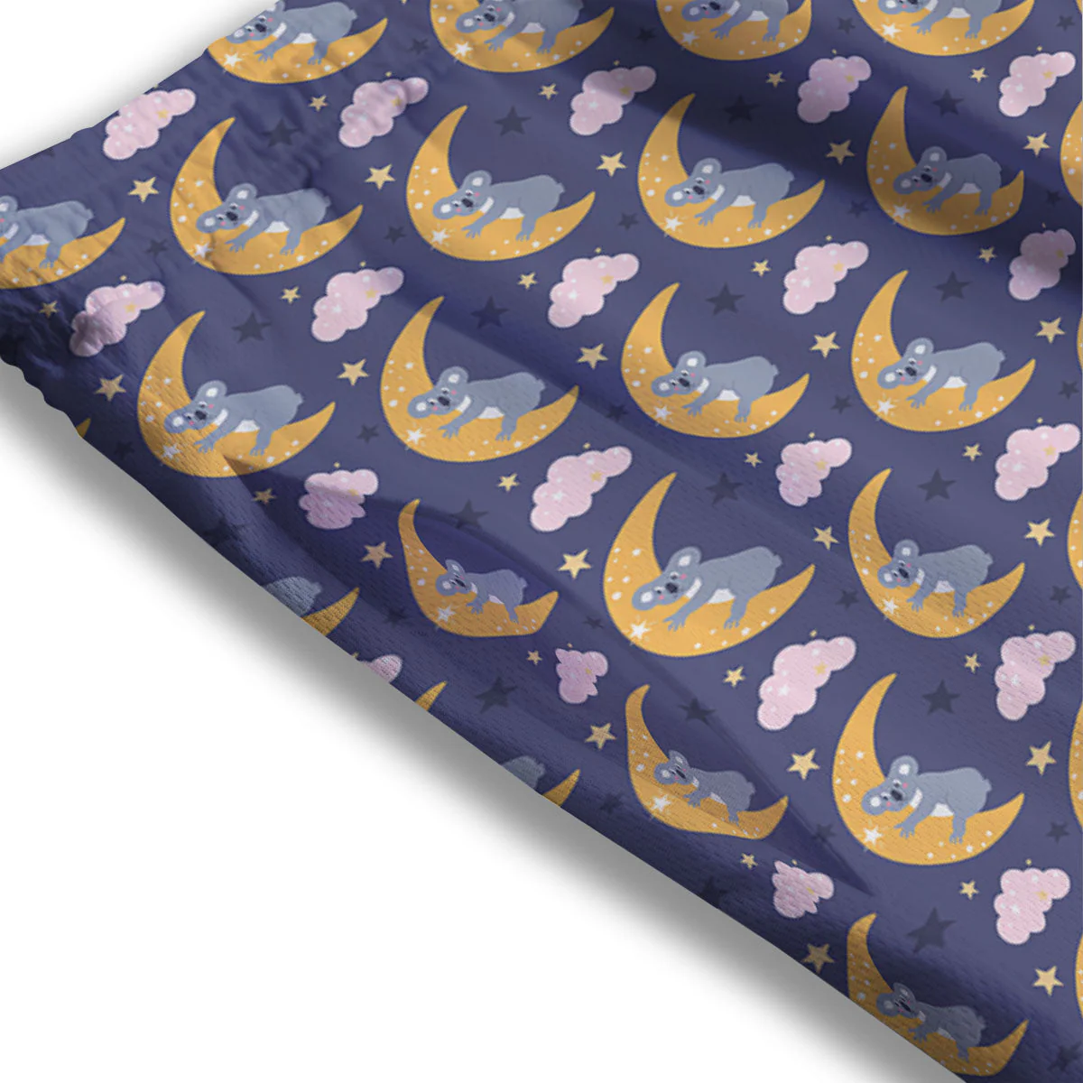 Koala Good Night Print Pattern Mesh Shorts - Image 3