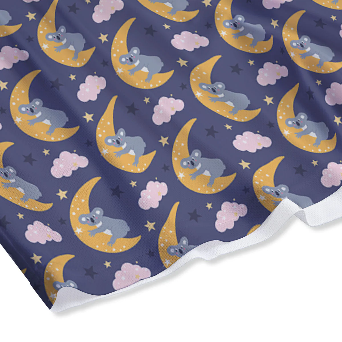 Koala Good Night Print Pattern Mesh Shorts - Image 4