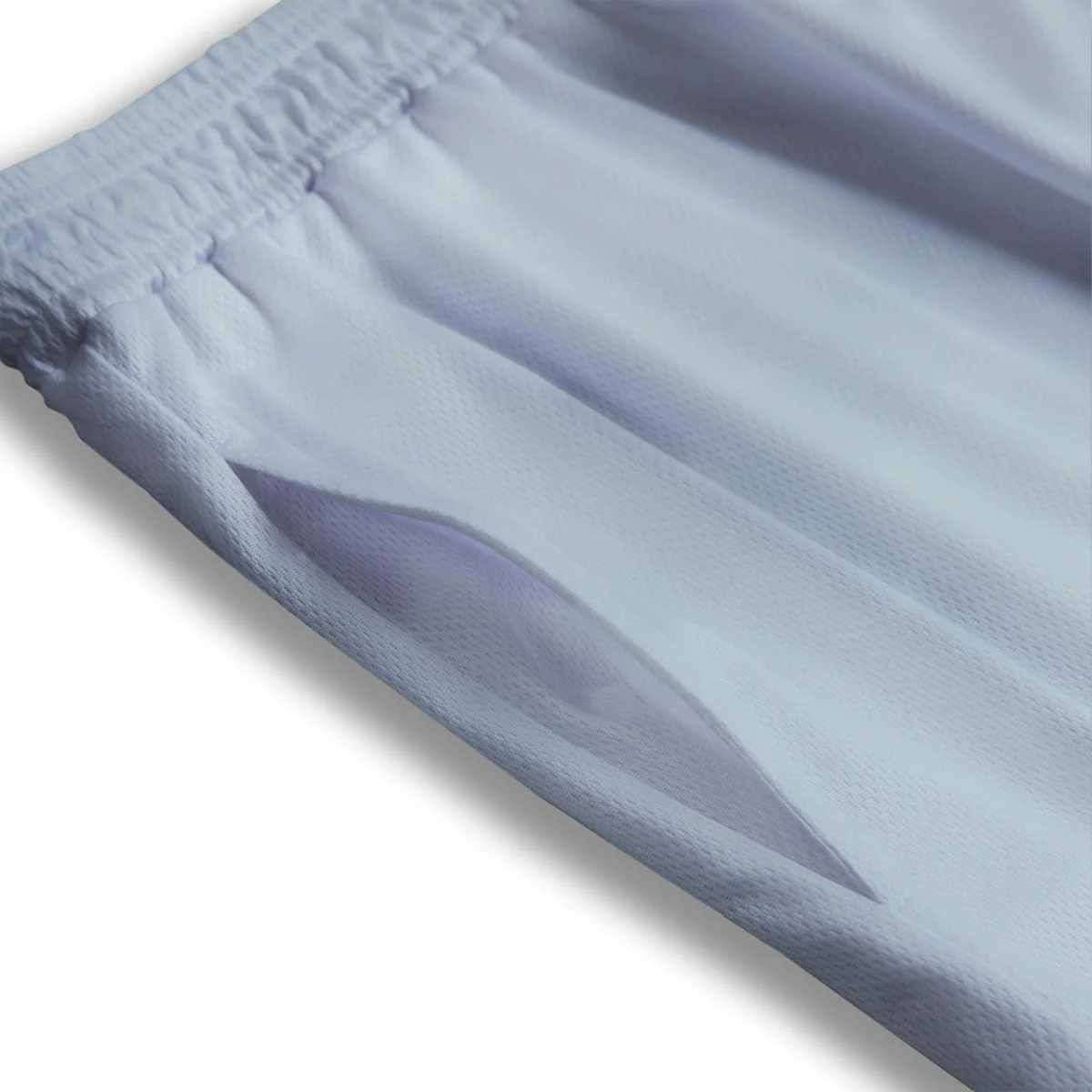 Kraken And Girl On Sea Print Mesh Shorts - Image 3