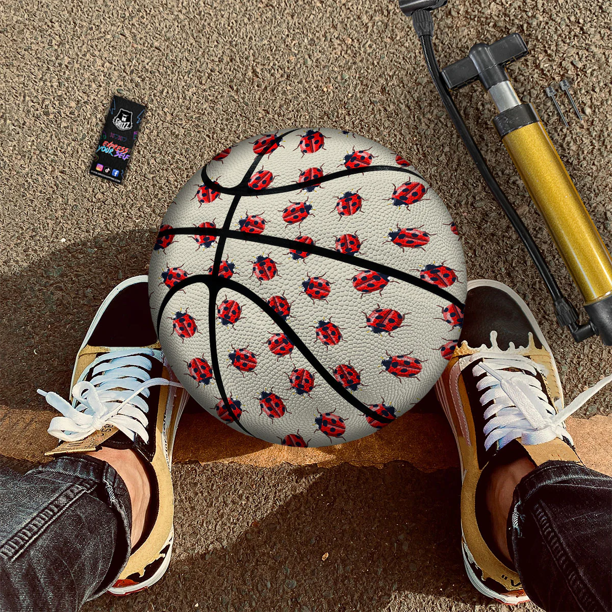 Ladybird Little Print Pattern Basketball - Image 2