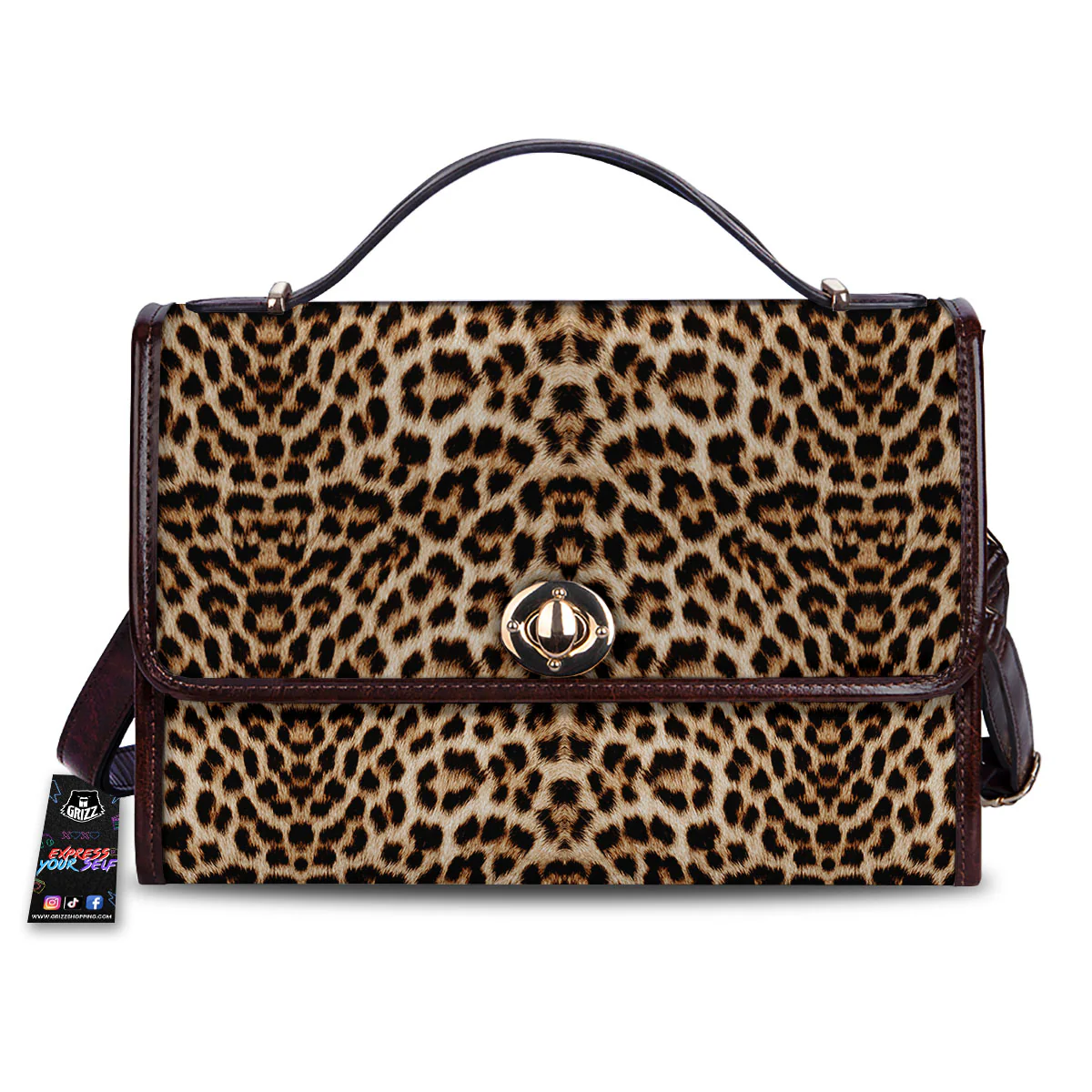 Leopard Pattern Women's Satchel Bag