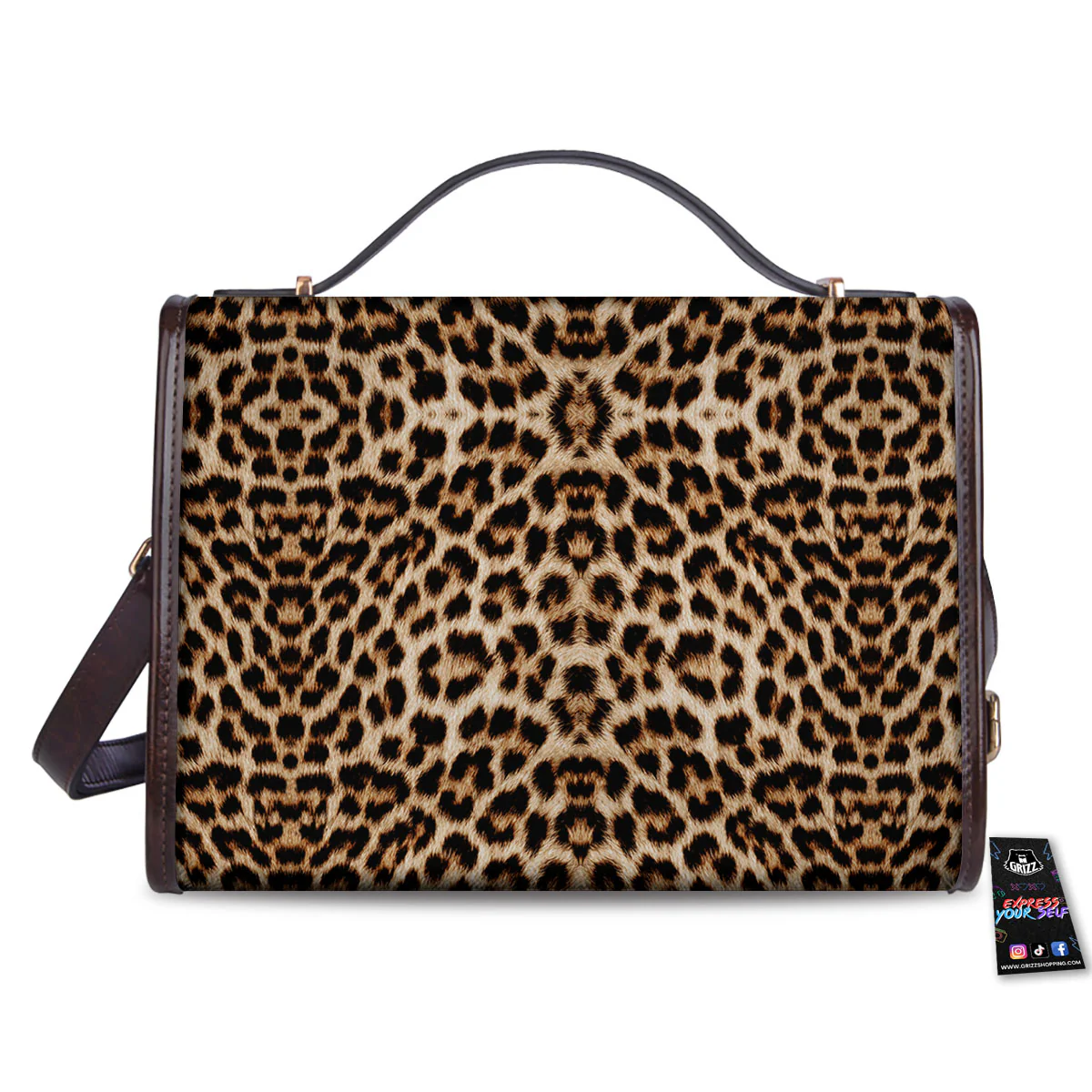 Leopard Pattern Women's Satchel Bag - Image 2