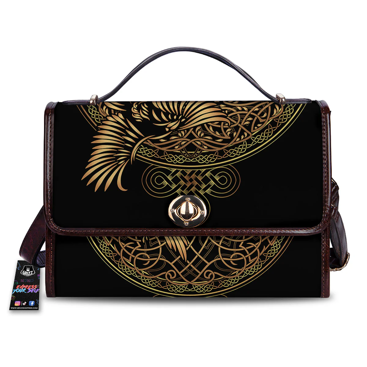 Life Of Tree Yggdrasil Print Women's Satchel Bag
