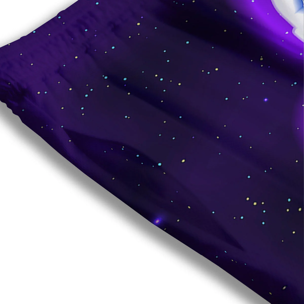 Light Of Seven Chakras Print Mesh Shorts - Image 3