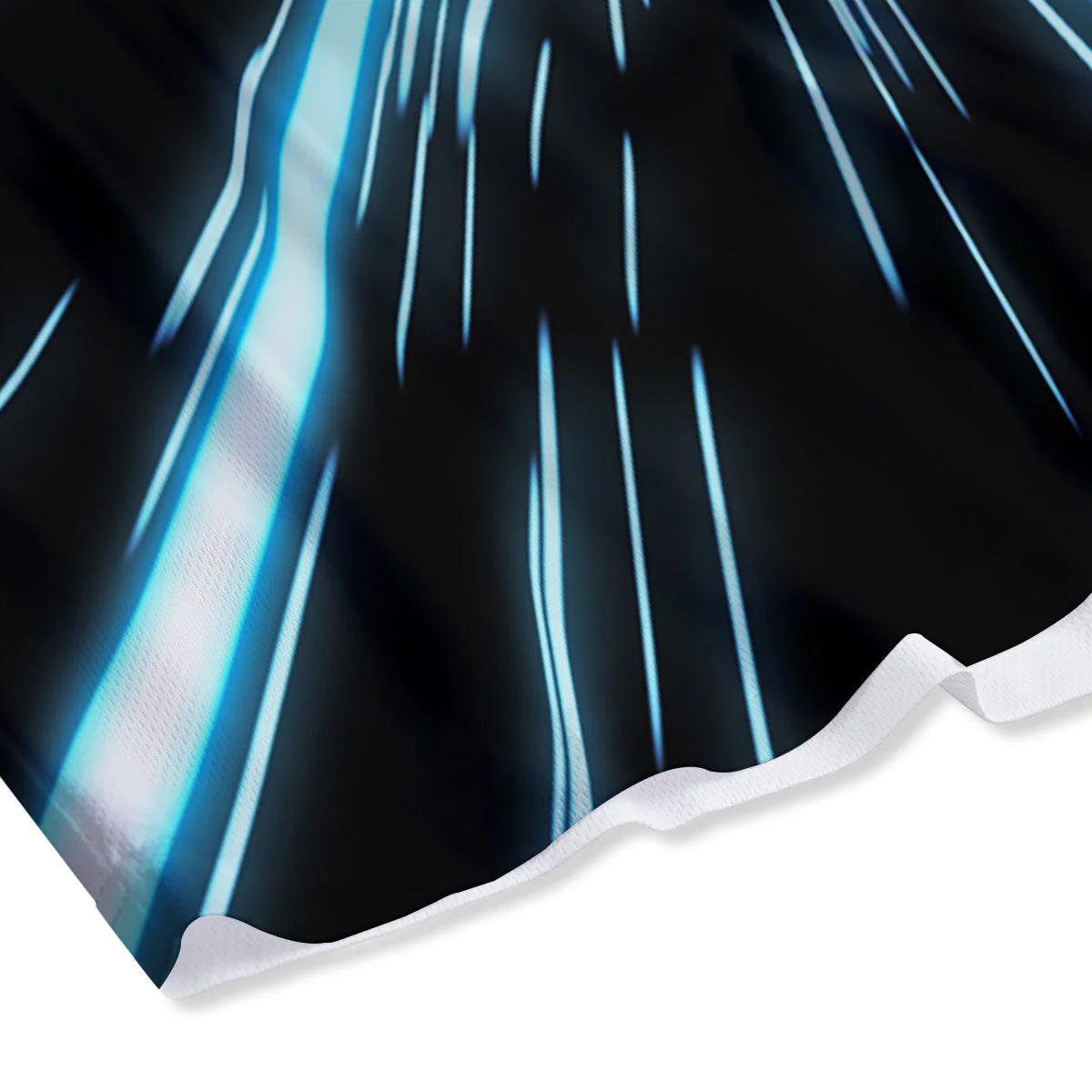 Lightspeed Blue Print Mesh Shorts - Image 4