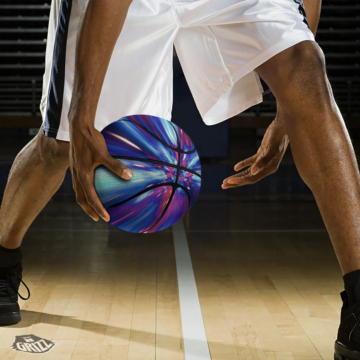 Lightspeed Galaxy Print Basketball - Image 3