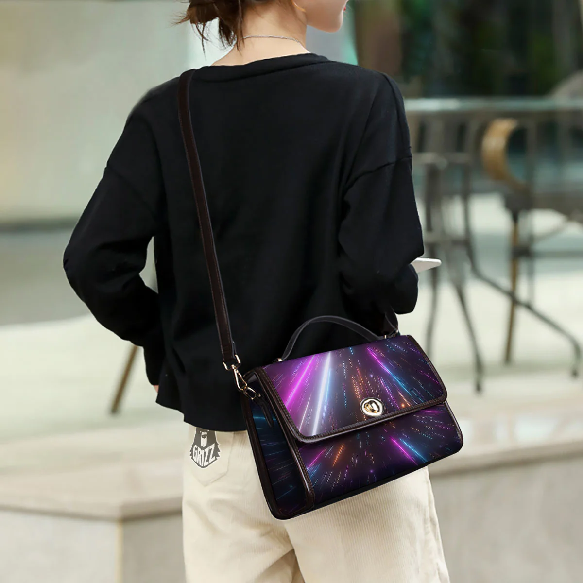 Lightspeed Hyperspace Print Women's Satchel Bag - Image 3