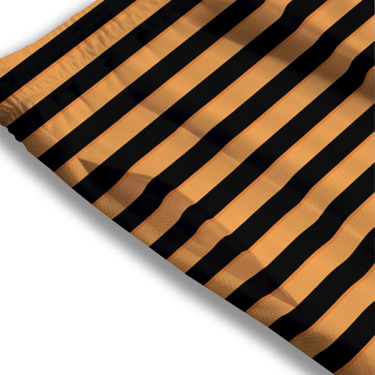 Line Halloween Print Pattern Mesh Shorts - Image 3