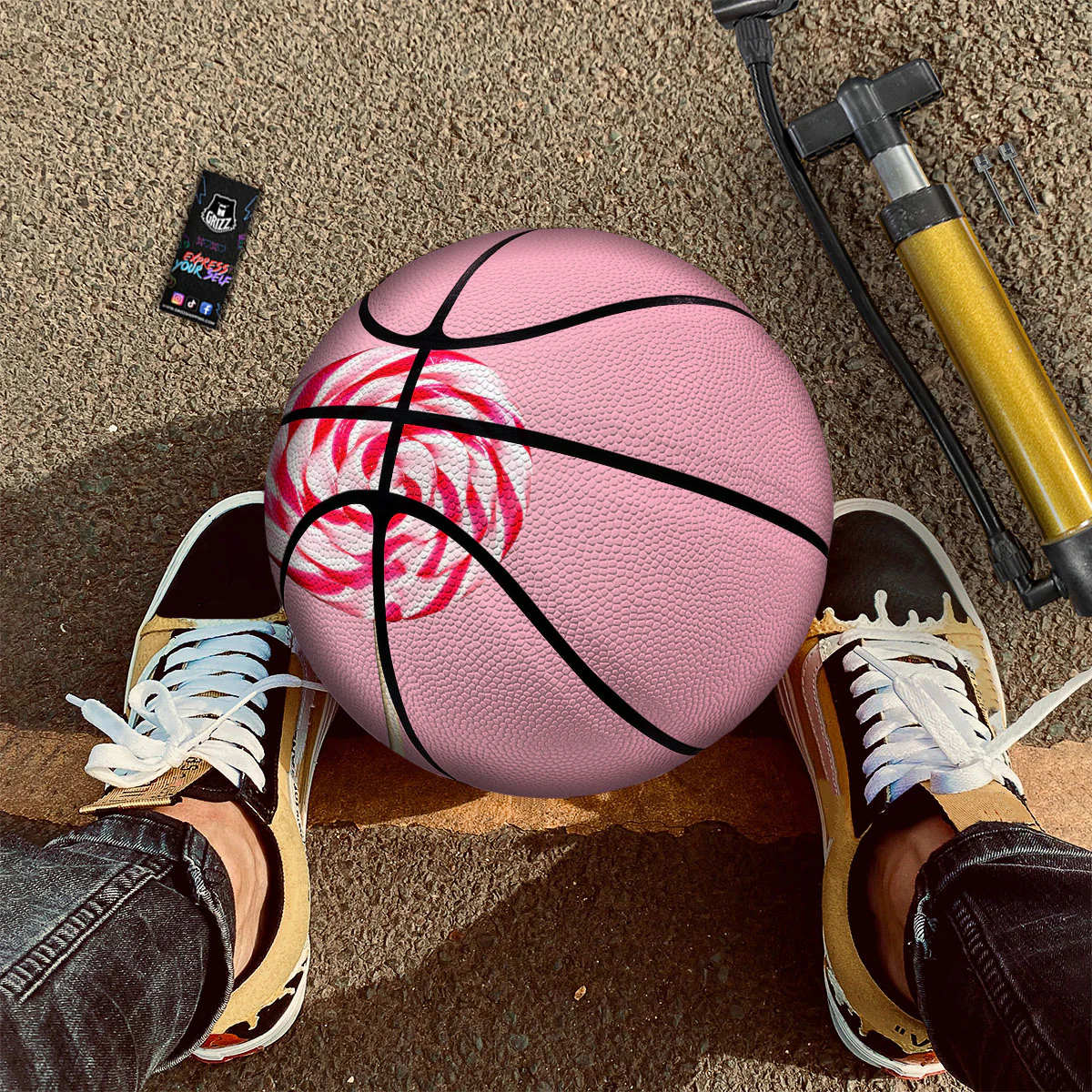 Lollipop Retro Print Basketball - Image 2
