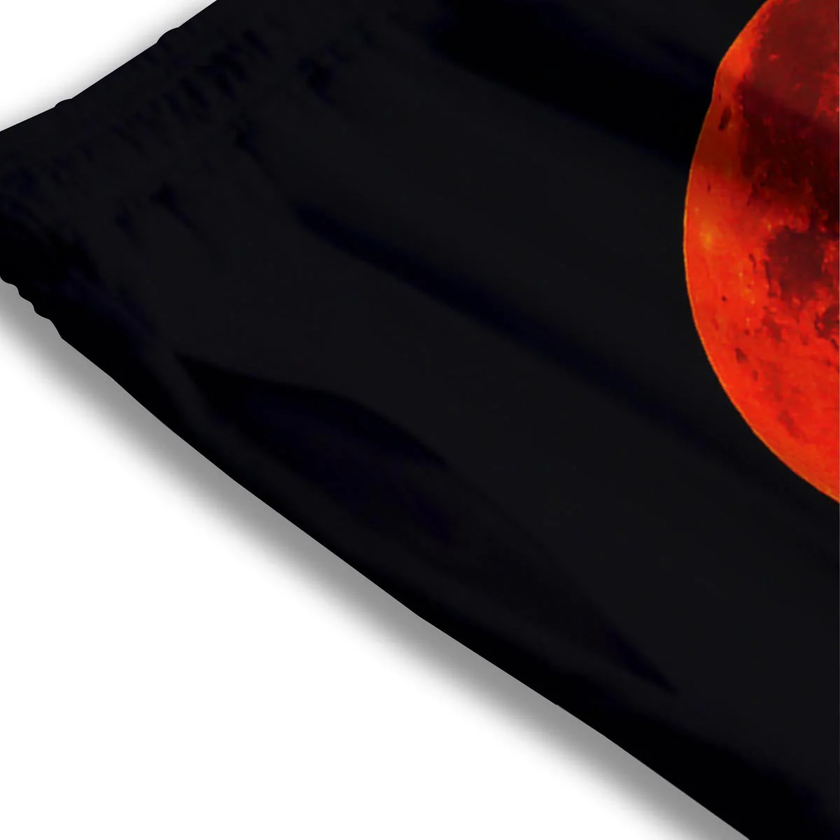 Lunar Eclipse Super Blood Moon Print Mesh Shorts - Image 3