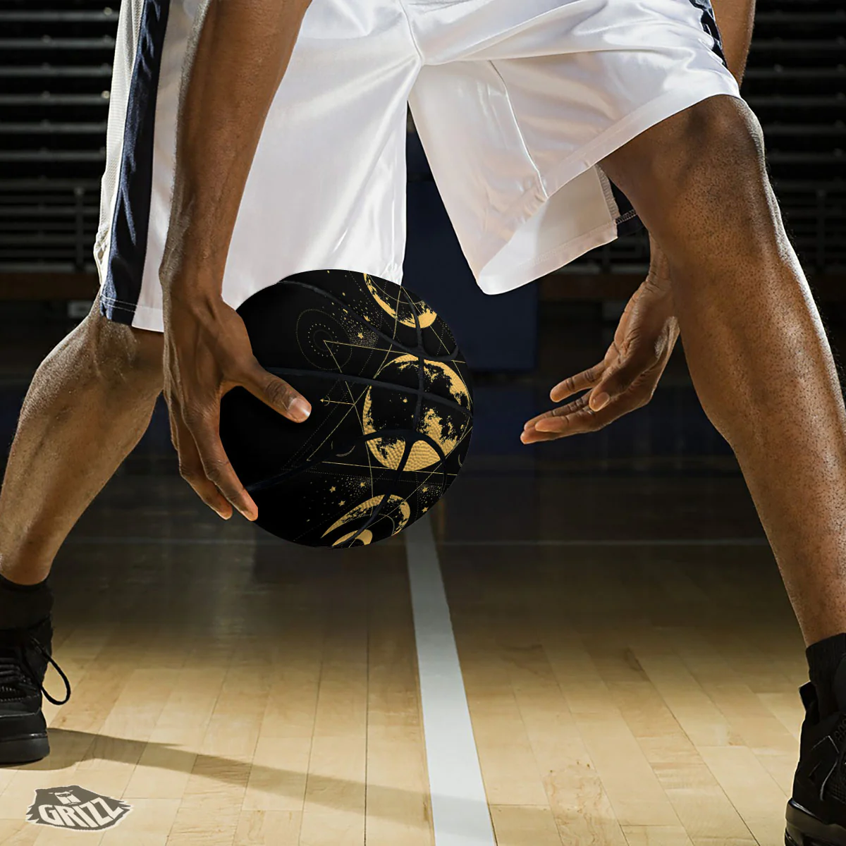 Lunar Phase Mystical Print Basketball - Image 3