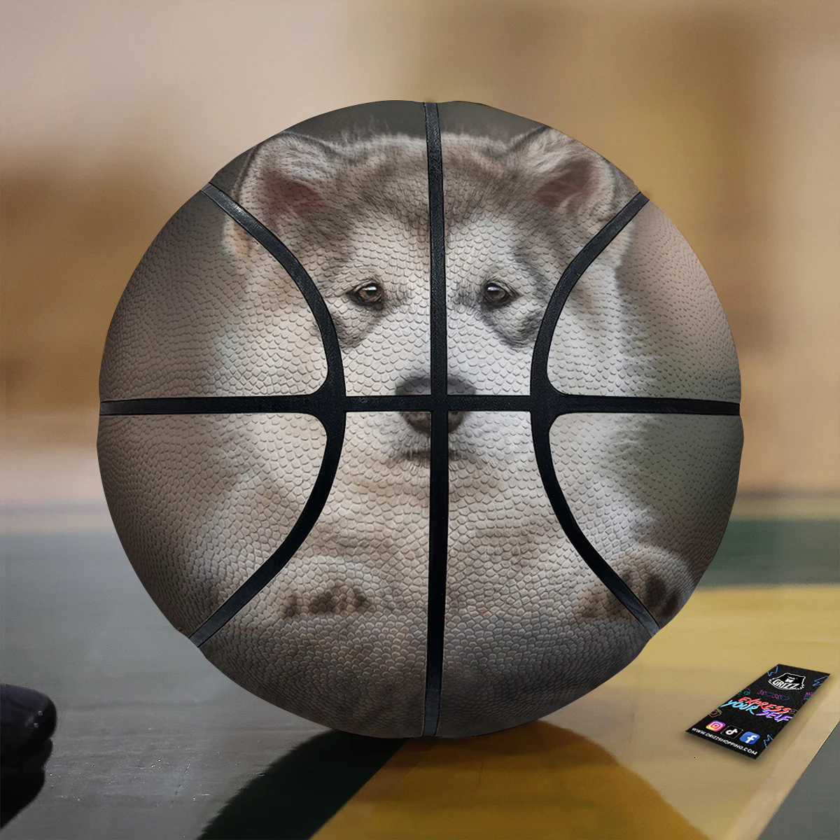 Malamute Alaskan Cute Print Basketball