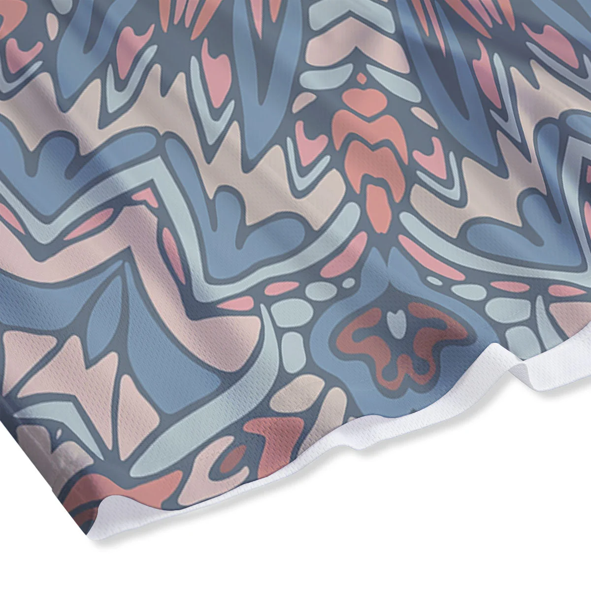 Mandala Ethnic Pastel Print Mesh Shorts - Image 4