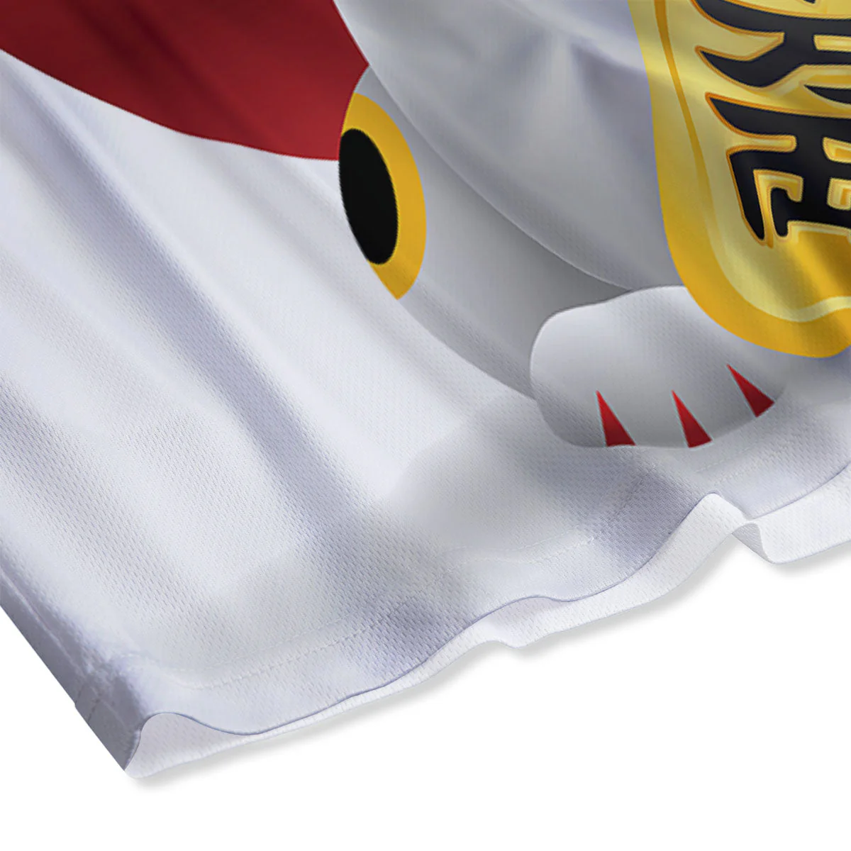 Maneki Neko Japanese Lucky Cat Print Mesh Shorts - Image 4