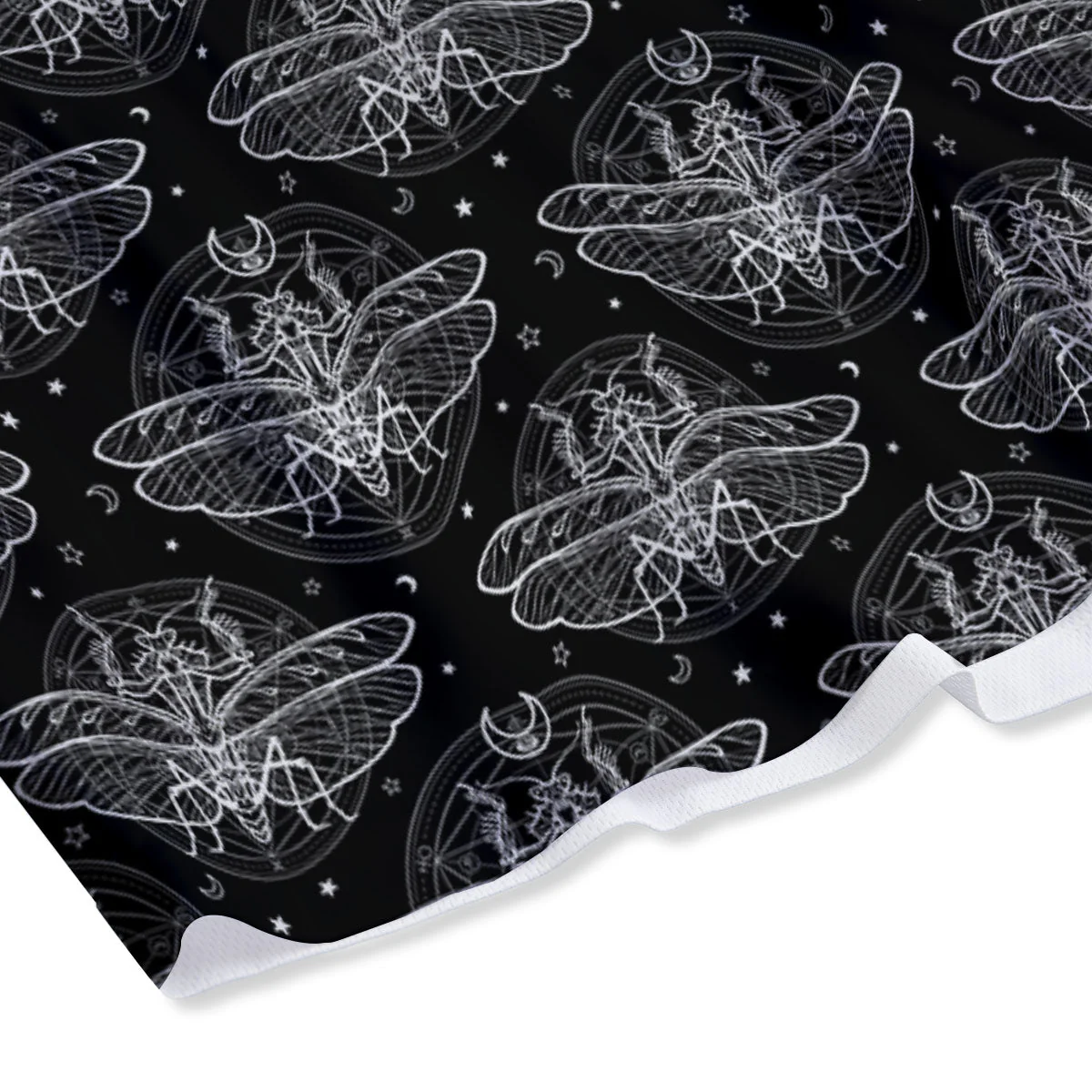 Mantis Animal Print Pattern Mesh Shorts - Image 4