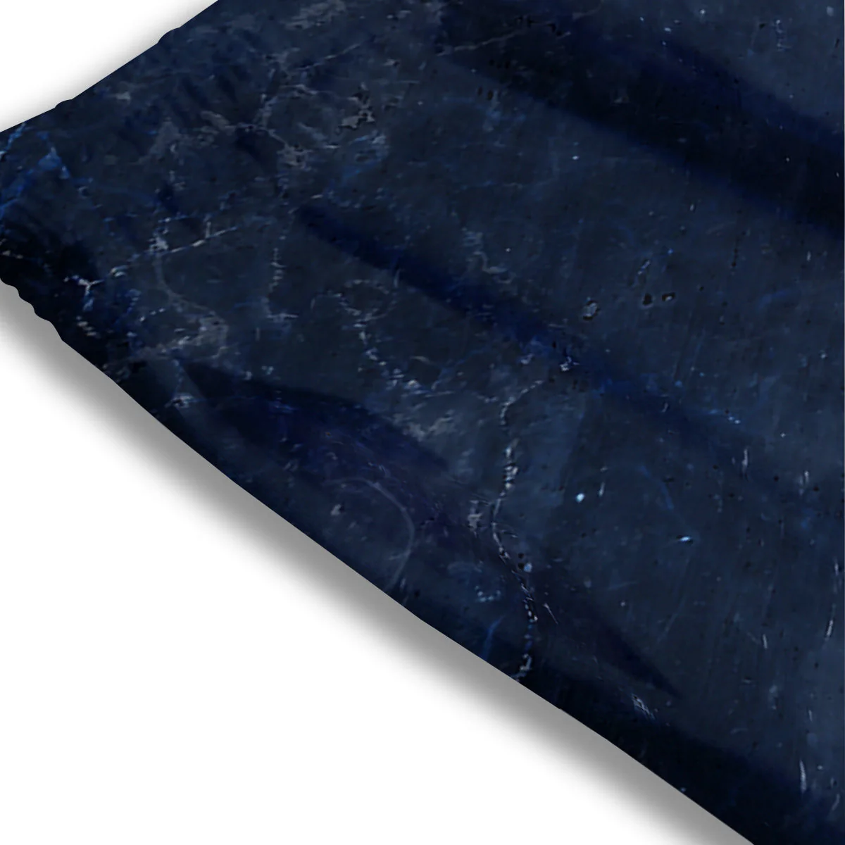 Marble Dark Blue Print Mesh Shorts - Image 3