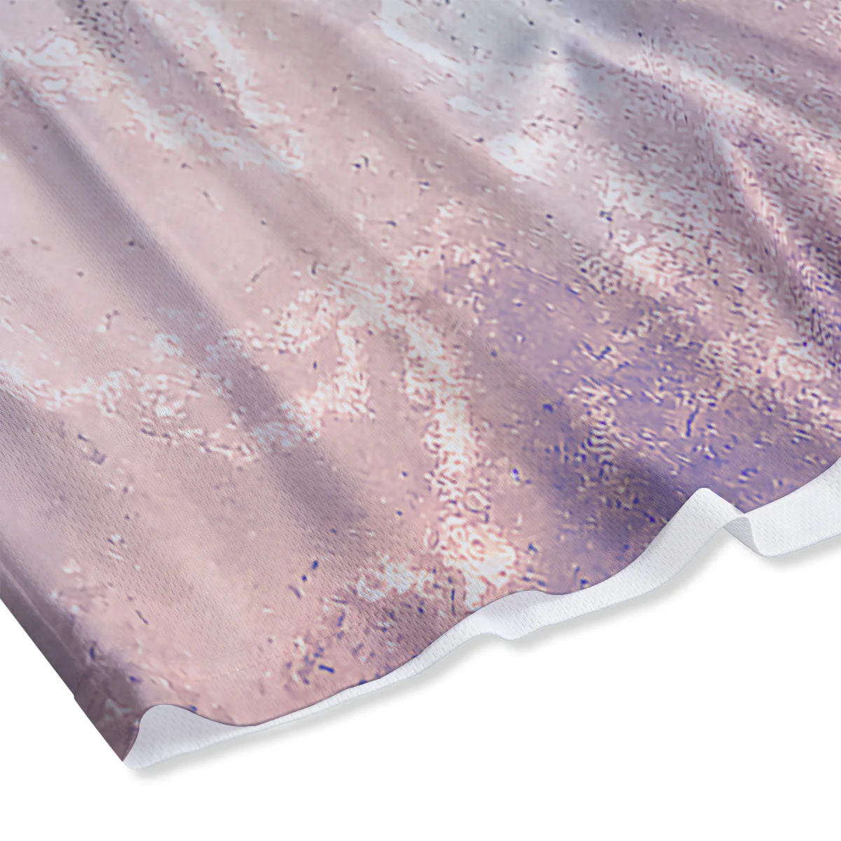 Marble White Ruby Print Mesh Shorts - Image 4