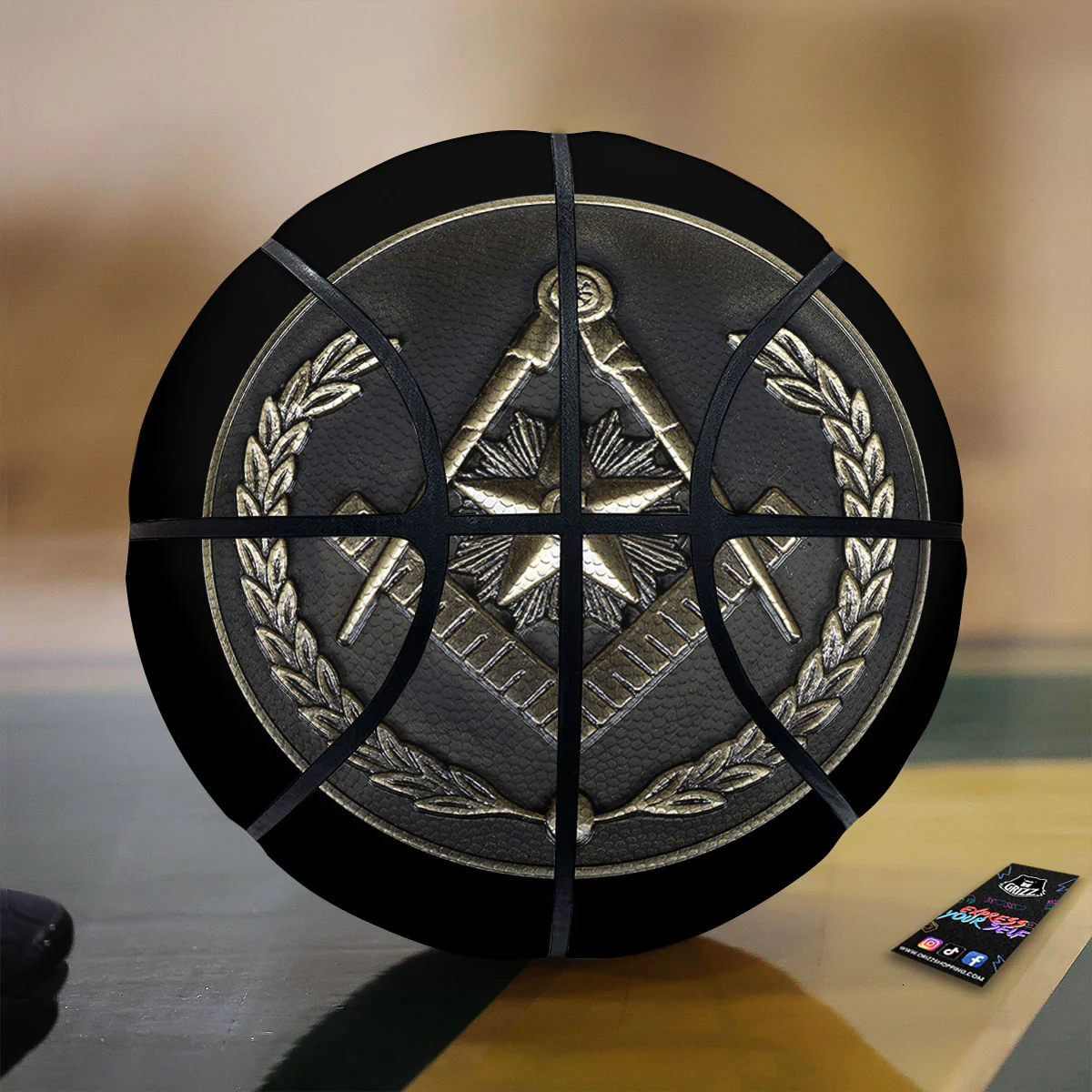 Medal Freemasonry Print Basketball