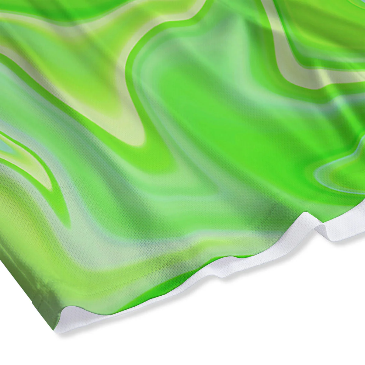 Melt Acid Green Print Mesh Shorts - Image 4