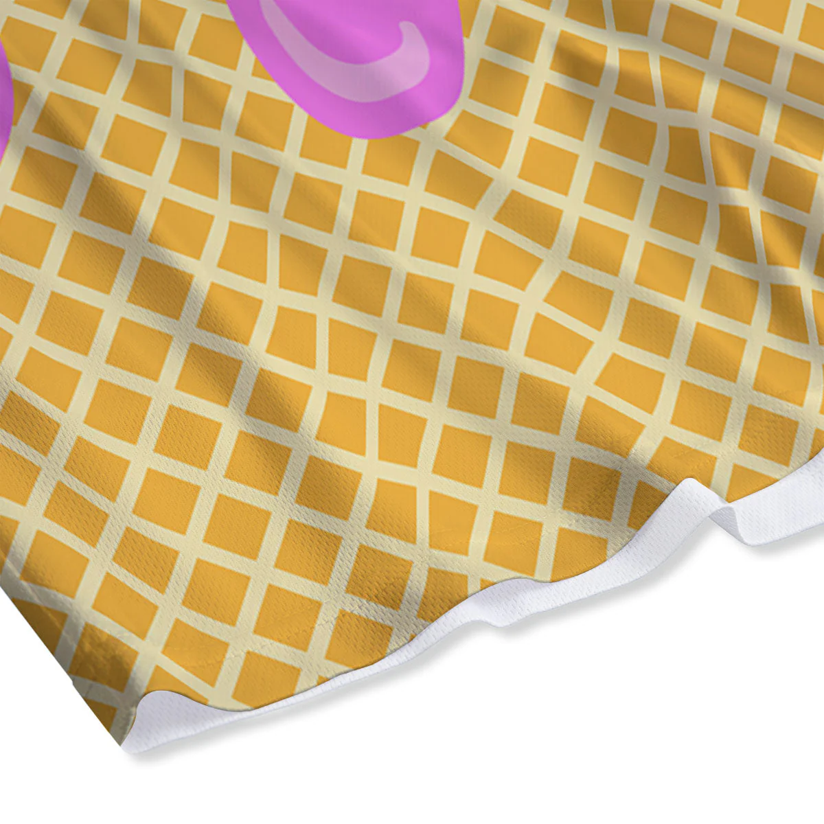 Melted Ice Cream Pink Print Mesh Shorts - Image 4